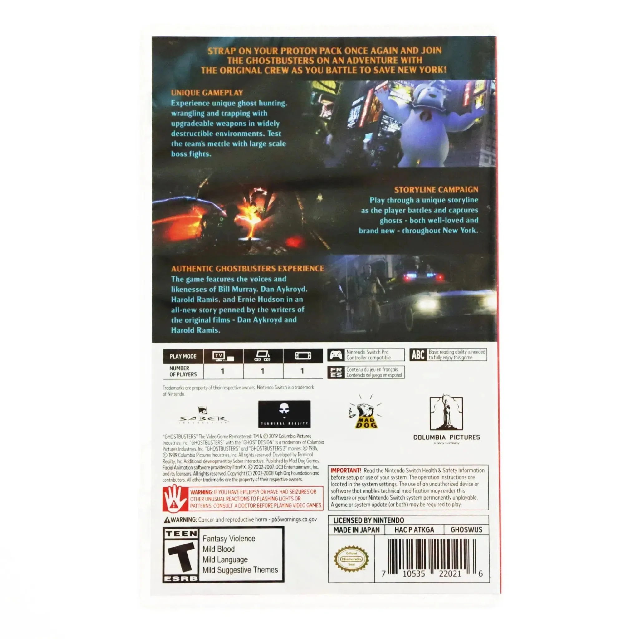 Ghostbusters: The Video Game Remastered - Nintendo Switch - Image 3