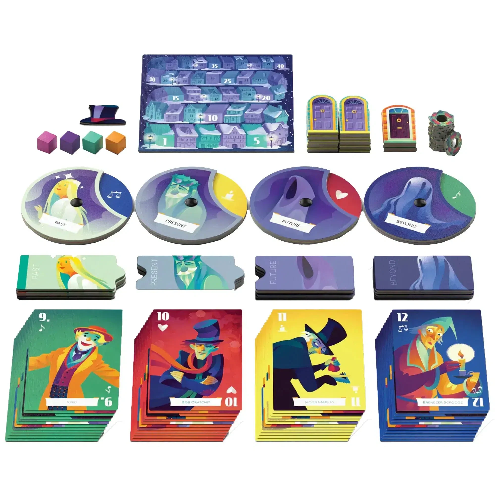 Ghosts of Christmas - Trick-Taking Time Travel Board Game for Family, and Adults (3-4 Players, Ages 14+) - Allplay - Image 4