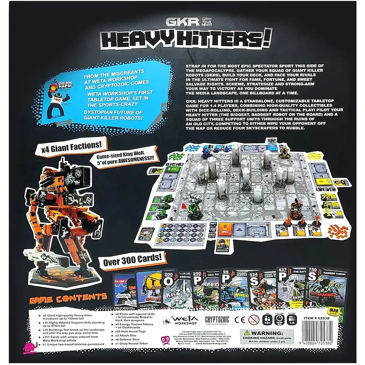 Giant Killer Robots: Heavy Hitters (GKR) - Miniature War Board Game for Family and Adults (1-4 Players, Ages 15+) - Weta Workshop - Image 3