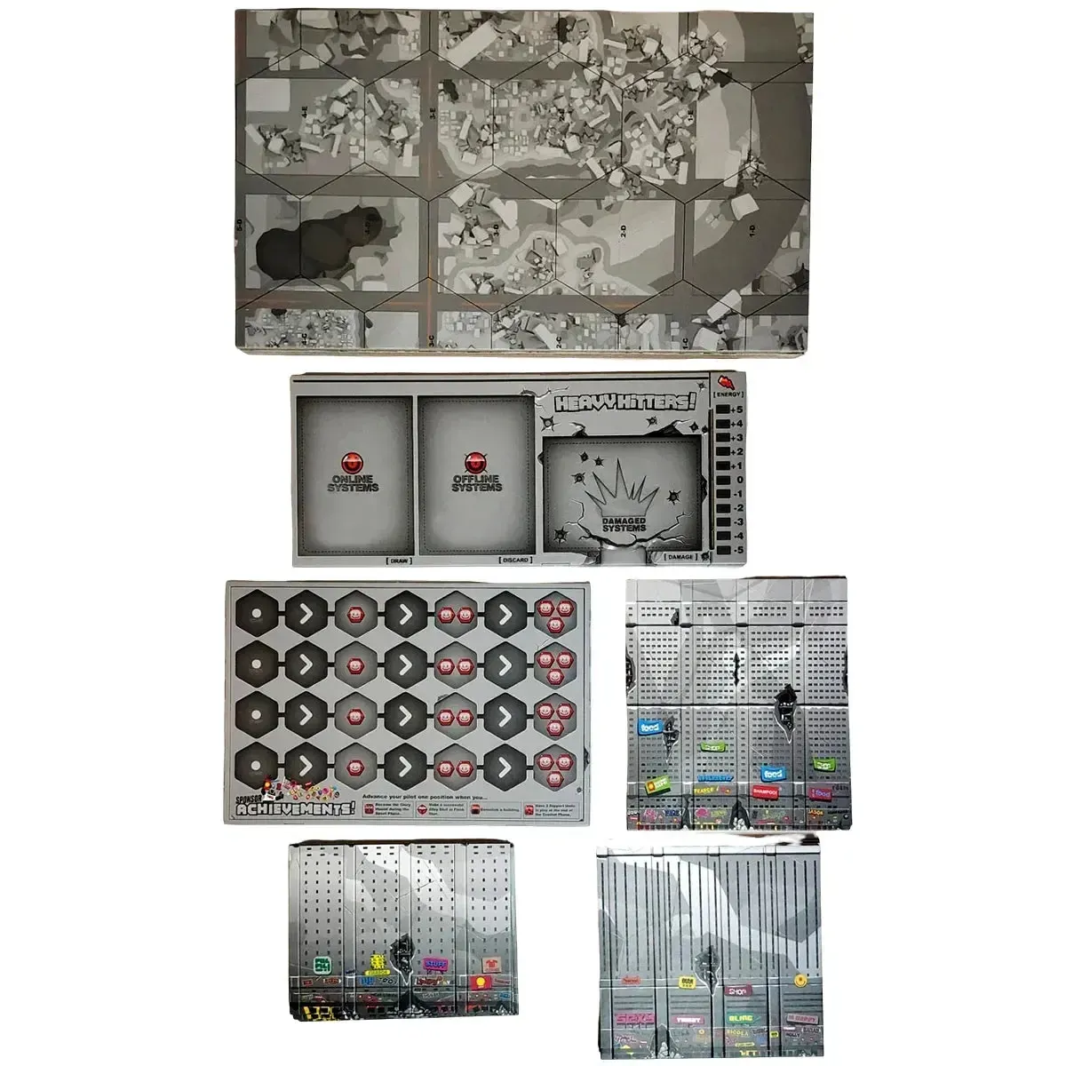 Giant Killer Robots: Heavy Hitters (GKR) - Miniature War Board Game for Family and Adults (1-4 Players, Ages 15+) - Weta Workshop - Image 4