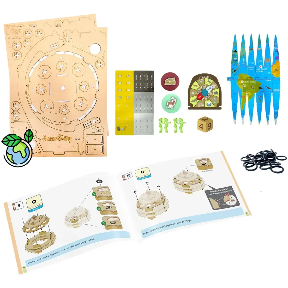Globe Trotters - STEM Toy Game Building Set - Smartivity - Image 2