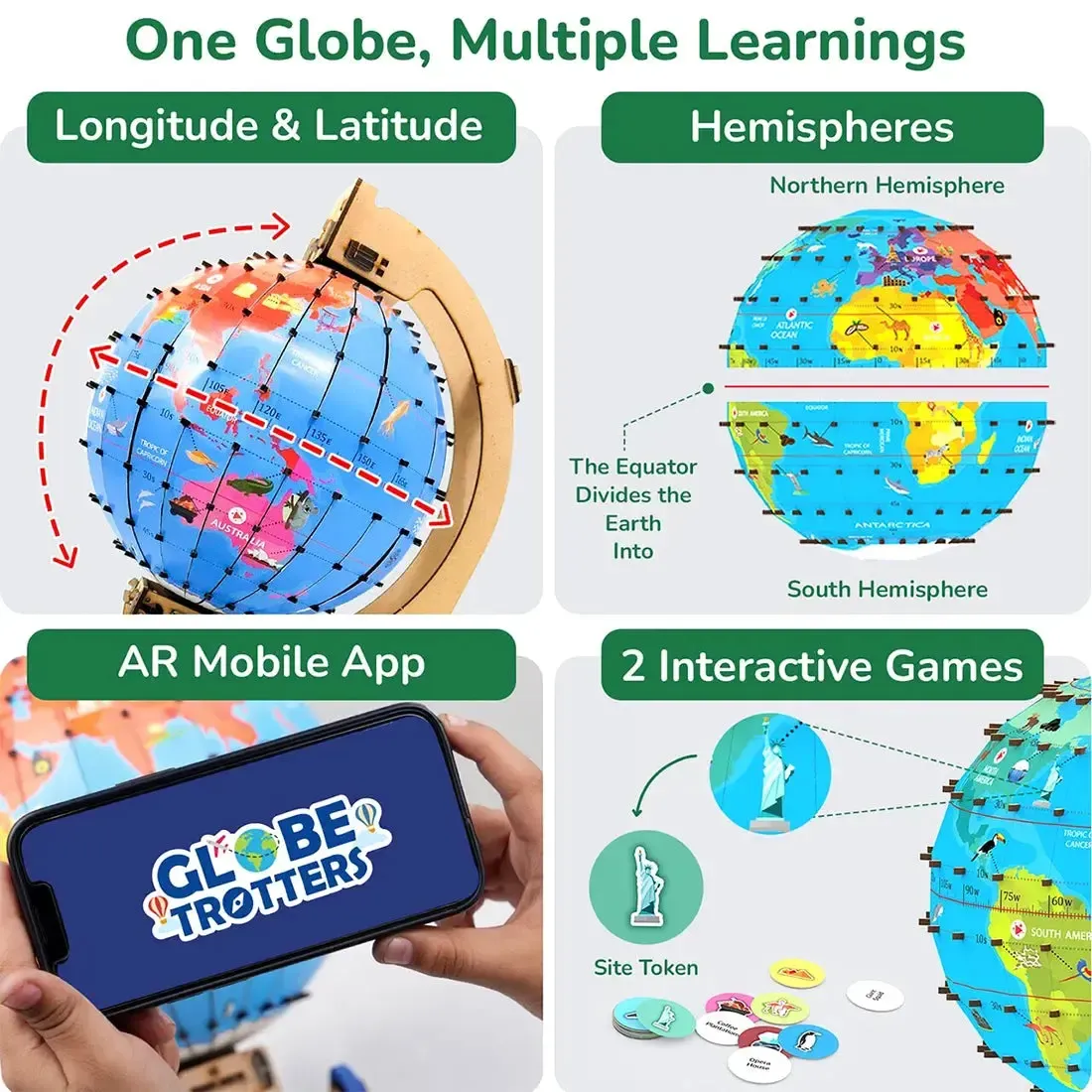Globe Trotters - STEM Toy Game Building Set - Smartivity - Image 3