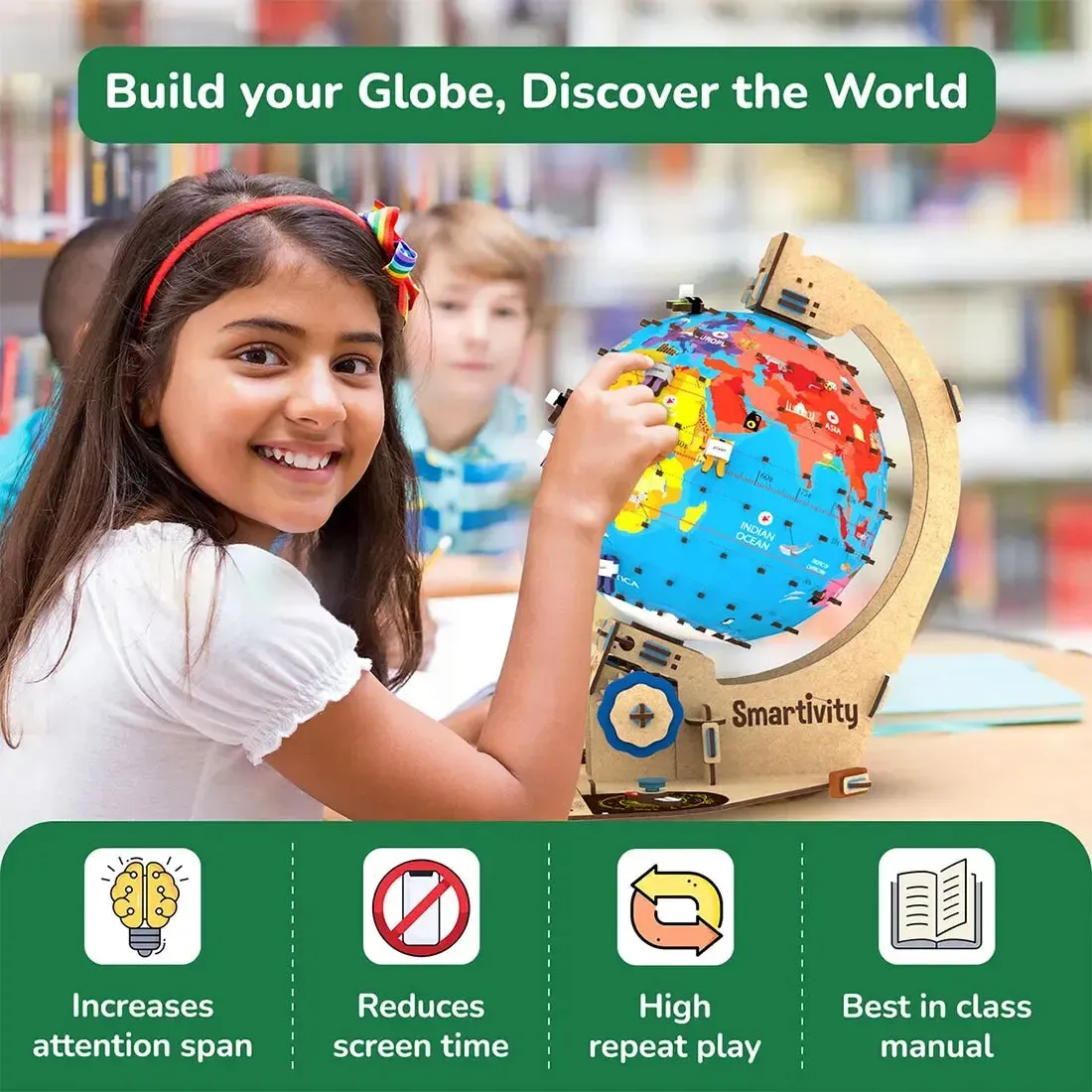 Globe Trotters - STEM Toy Game Building Set - Smartivity - Image 5