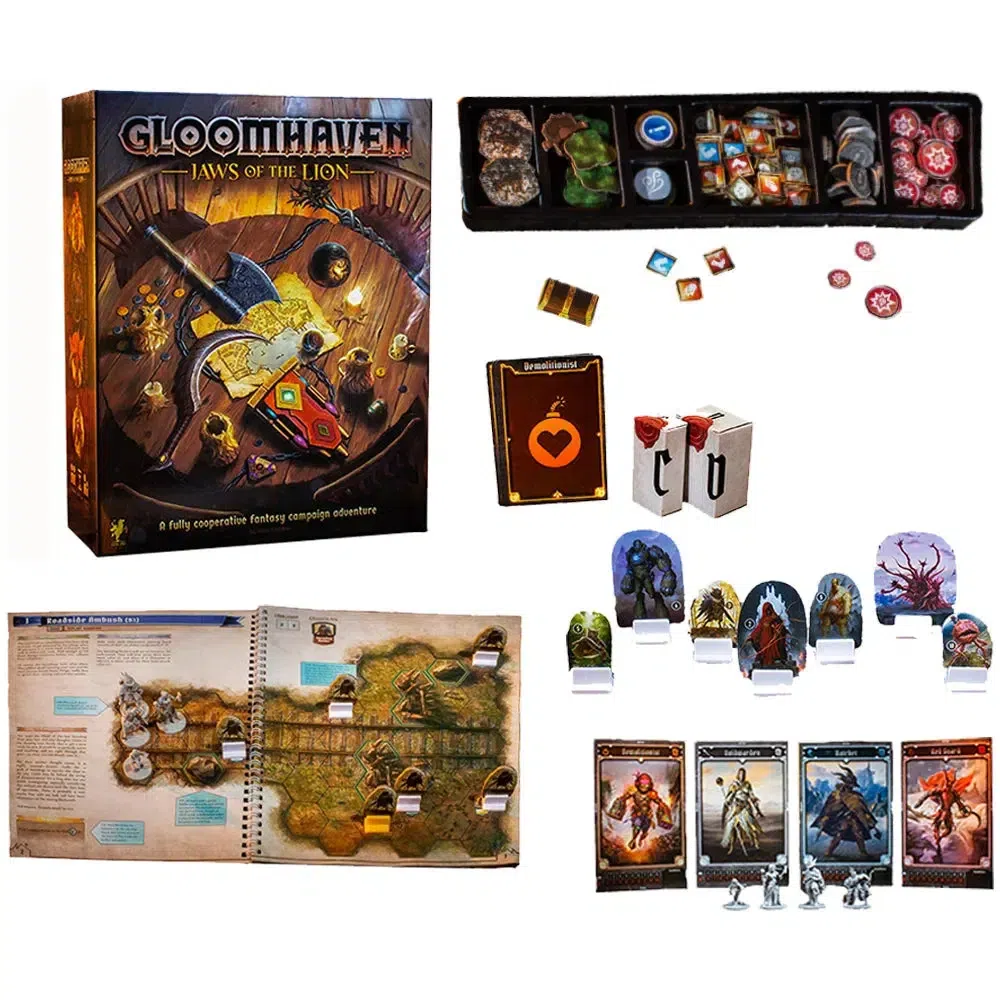 Gloomhaven: Jaws of the Lion - Dungeon-Crawl Fantasy Board Game for Family, and Adults (1-4 Players, Ages 14+) - Cephalofair Games - Image 2