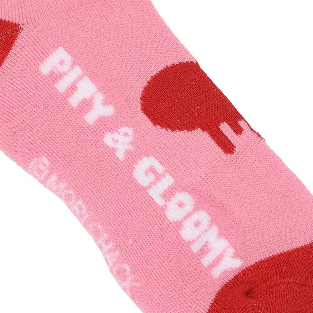 Gloomy Bear - "Pity & Gloomy" Peak-a-Boo Crew Socks (Embroidered) - Bioworld - Image 7