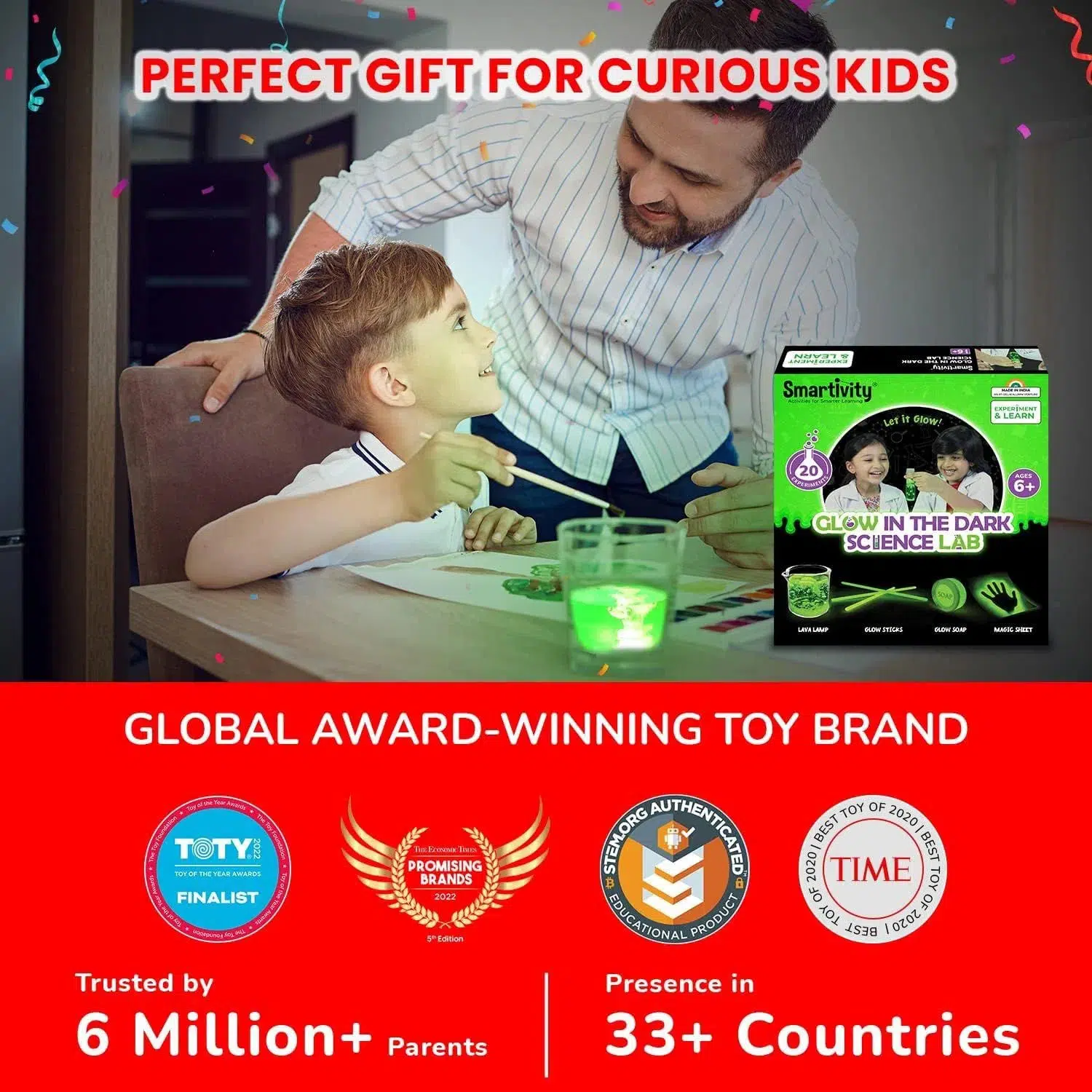 Glow in the Dark Science Lab - STEM Science Experiment Educational Toy Kit - Smartivity - Image 6