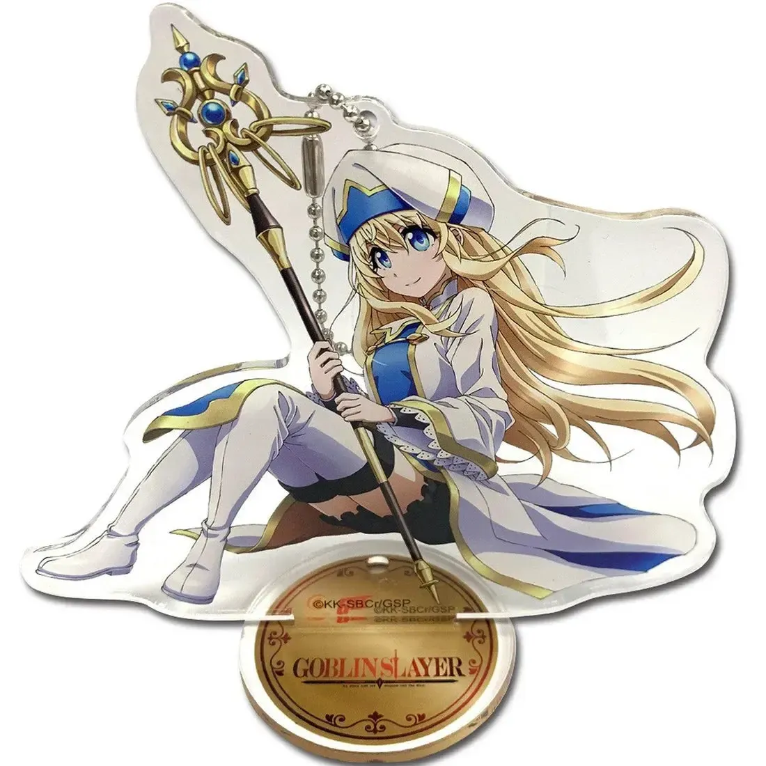 Goblin Slayer - Priestess Standee Figure Keychain (4", Acrylic) - Great Eastern Entertainment