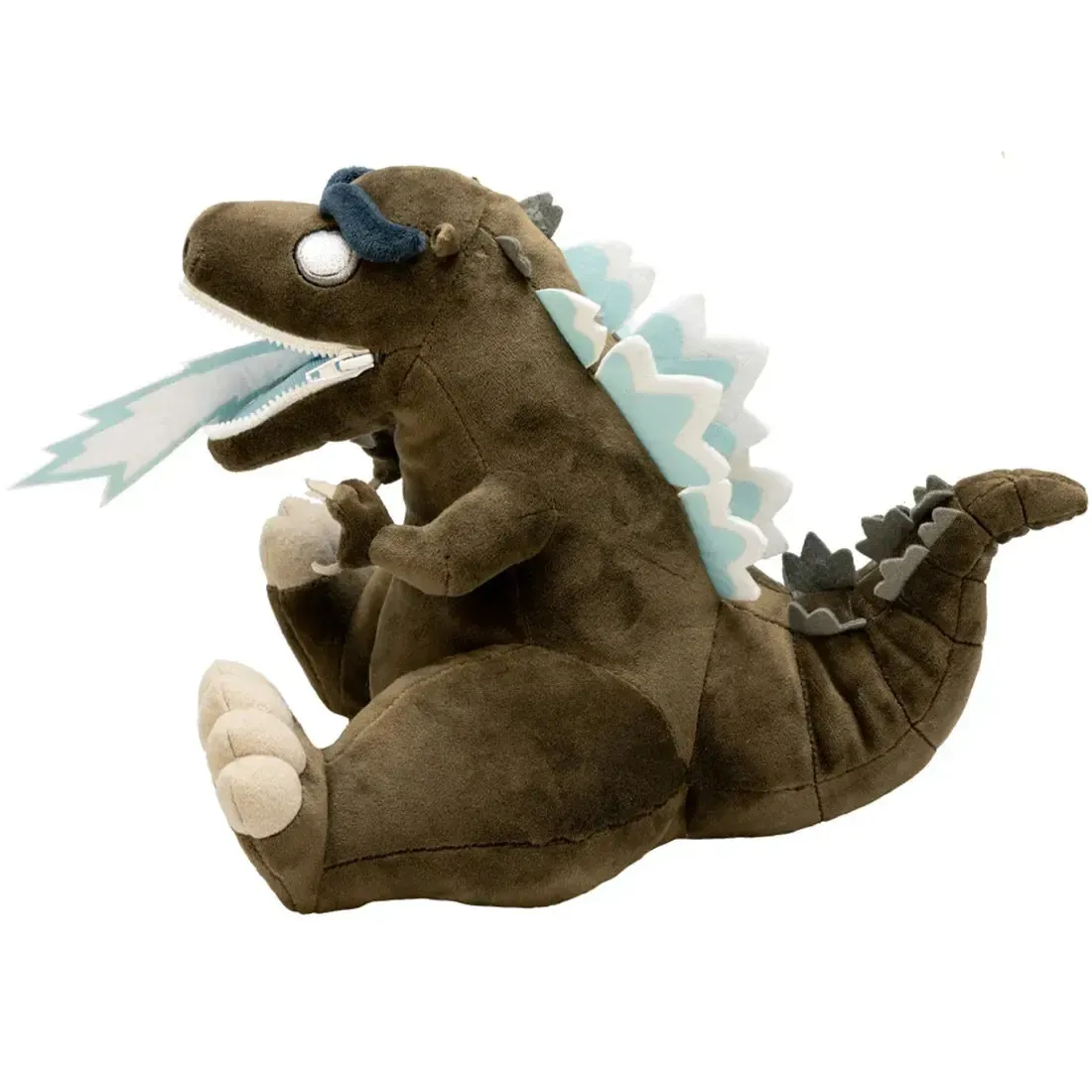 Godzilla - Sitting Atomic Breath Godzilla Plush with Zipper Mouth (8.75") - Quantum Mechanix - Zipper Mouth Series, PREVIEWS Exclusive Edition - Image 3