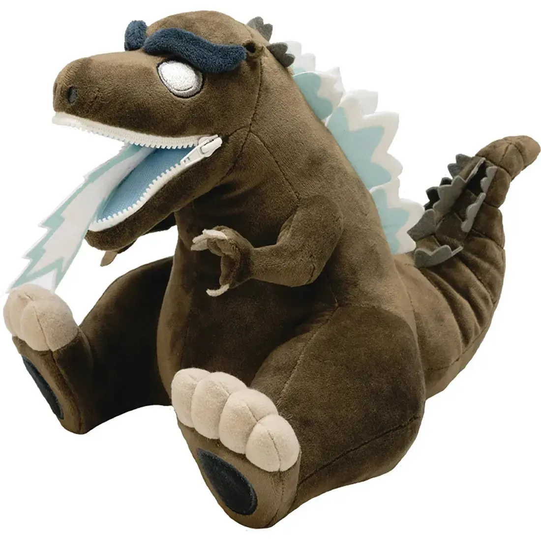 Godzilla - Sitting Atomic Breath Godzilla Plush with Zipper Mouth (8.75") - Quantum Mechanix - Zipper Mouth Series, PREVIEWS Exclusive Edition - Image 4