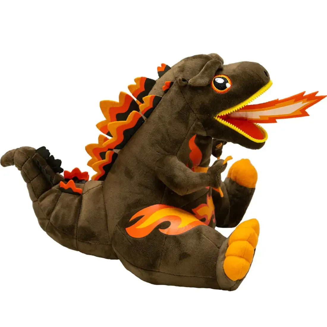 Godzilla - Sitting Burning Godzilla Plush with Zipper Mouth (8.75") - Quantum Mechanix - Zipper Mouth Series, PREVIEWS Exclusive Edition - Image 5