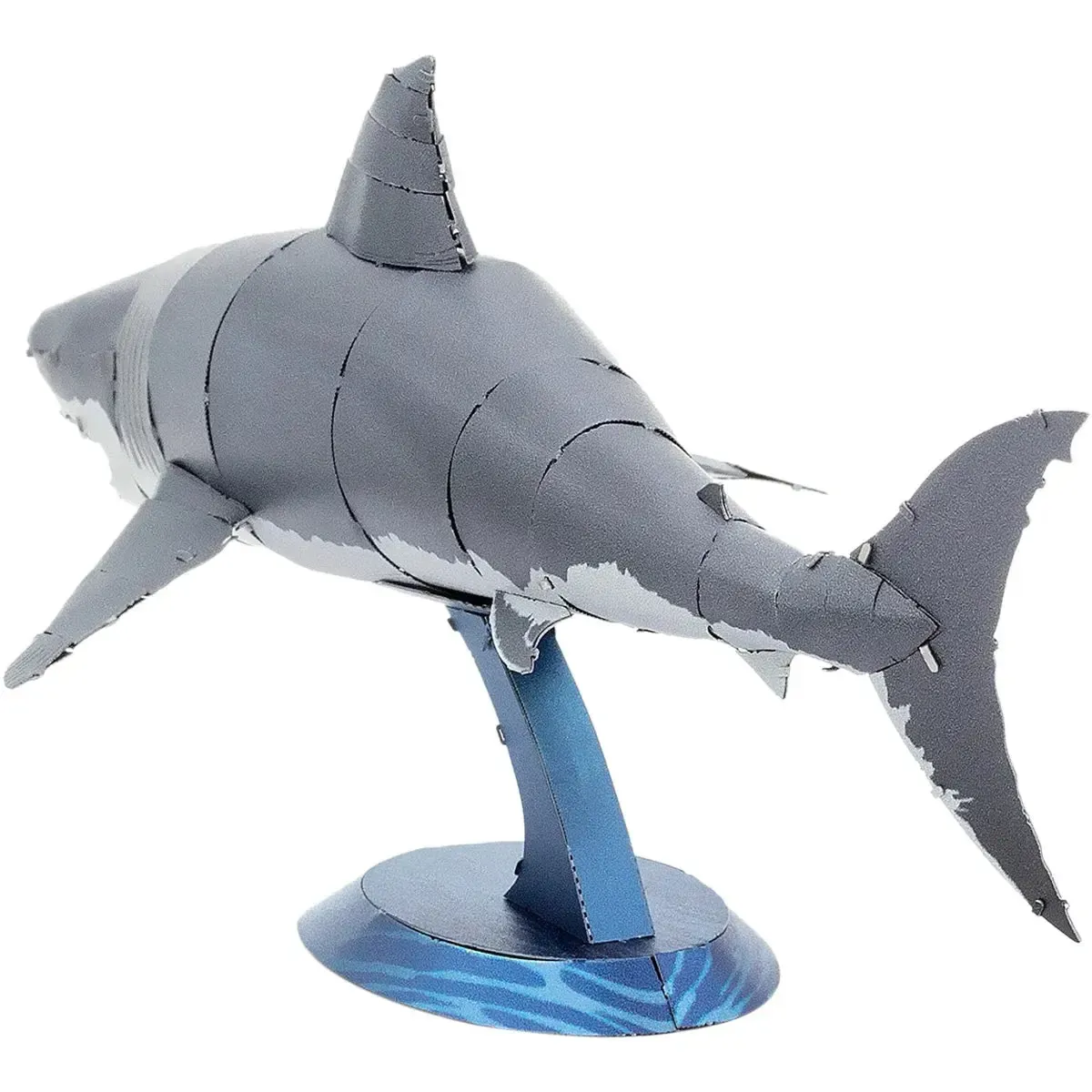 Great White Shark Figure Model Kit (Steel, Moderate Difficulty) - Fascinations - Metal Earth Series - Image 5