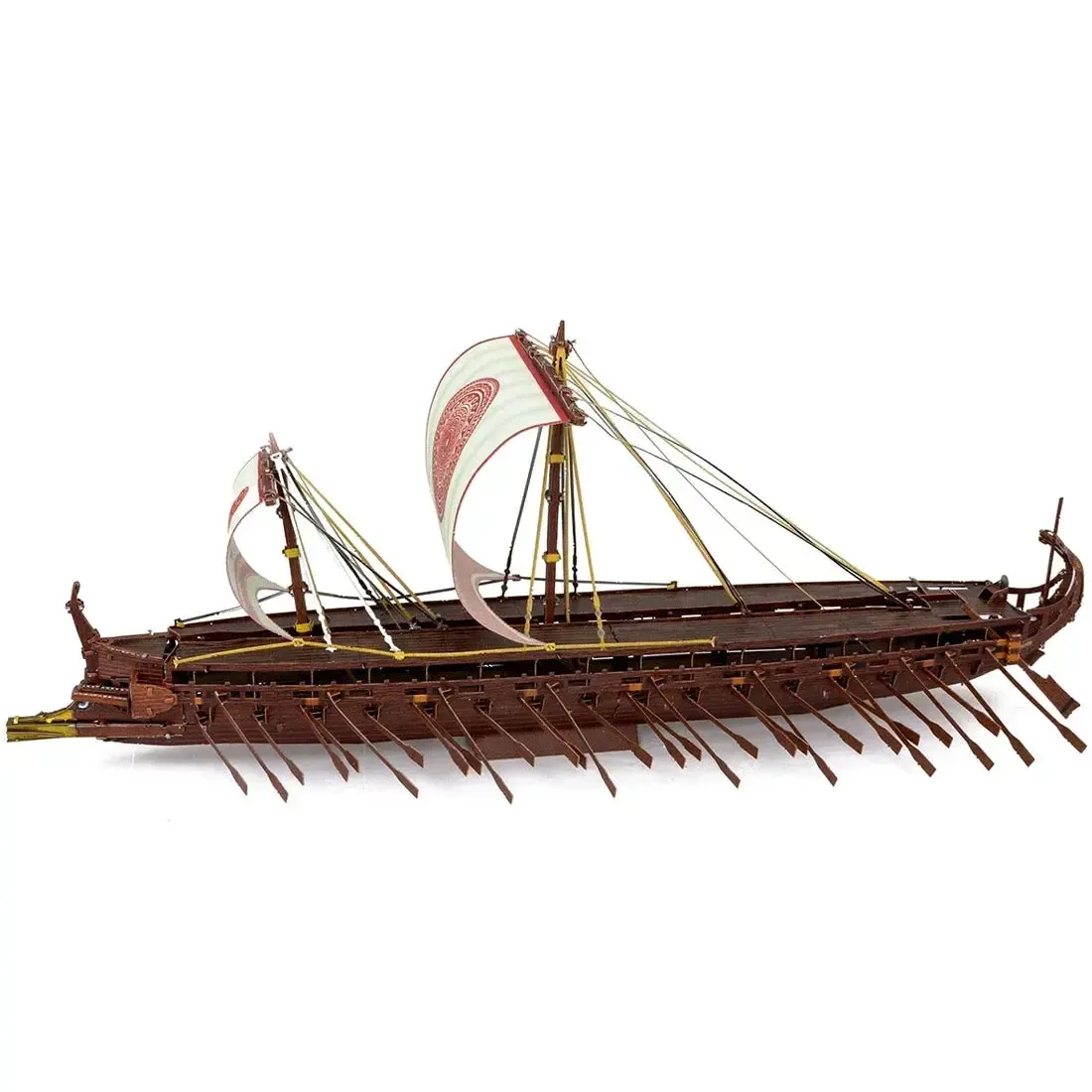 Greek Trireme Ship Figure Model Kit (1:202 Scale, Steel, Expert Difficulty) - Fascinations - Metal Earth Premium Series - Image 4