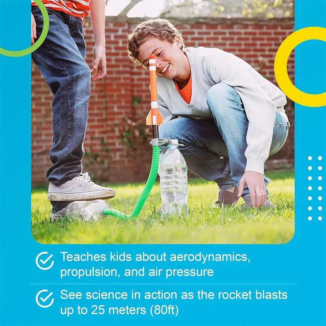 Green Science: Green Rocket - Rocket Launcher Educational Science STEAM Building Kit - 4M - Image 8
