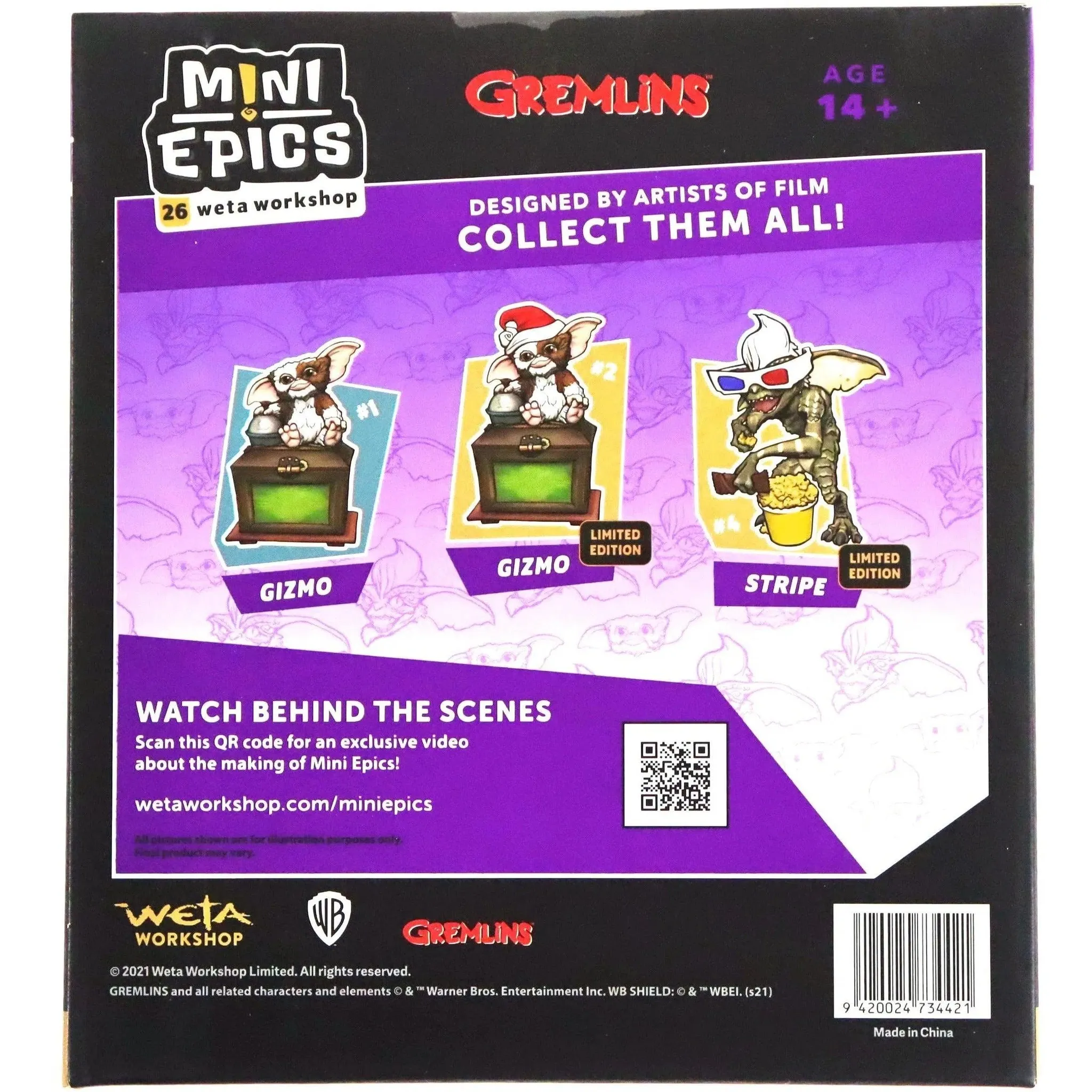 Gremlins - Stripe with Chainsaw Figure (4.92") - Weta Workshop - Mini Epics Series (3) - Image 4