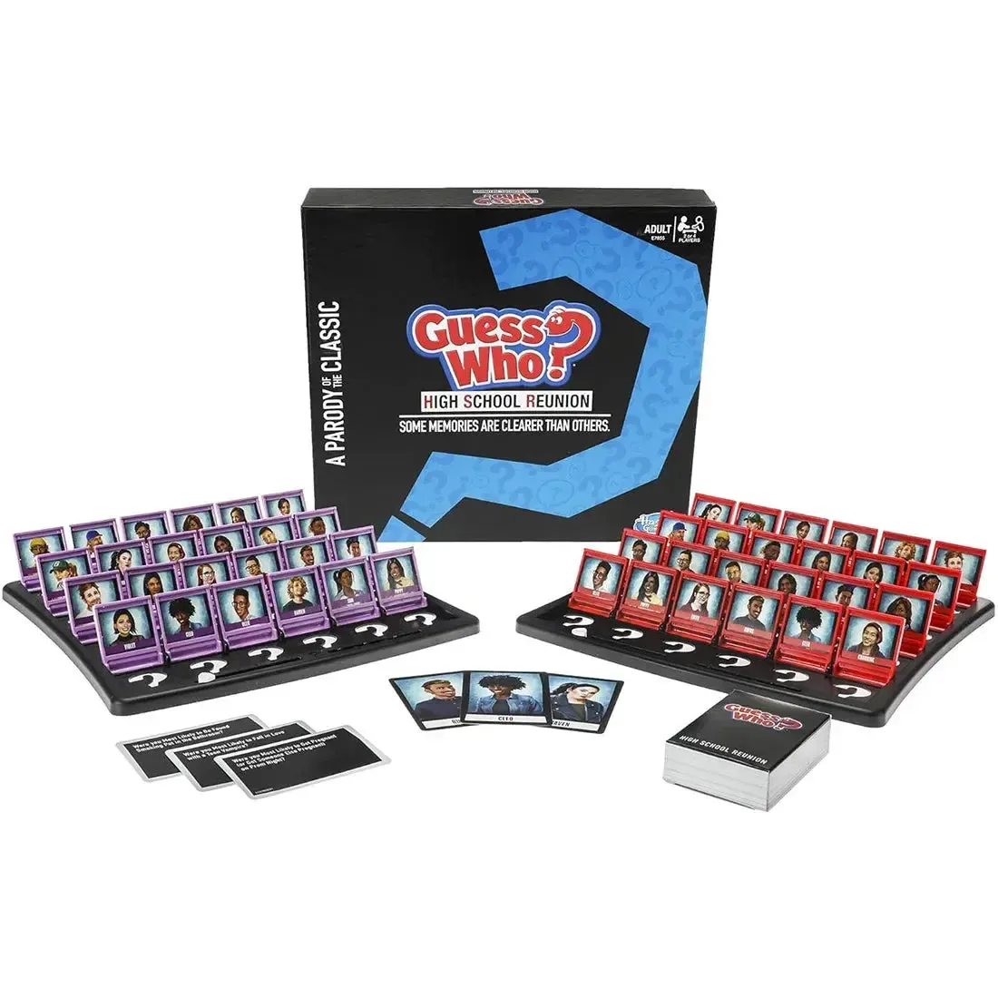 Guess Who?: High School Reunion Edition - Social Deduction Humor Board Game for Family, and Adults (2-4 Players, Ages 18+) - Hasbro Gaming - Image 2