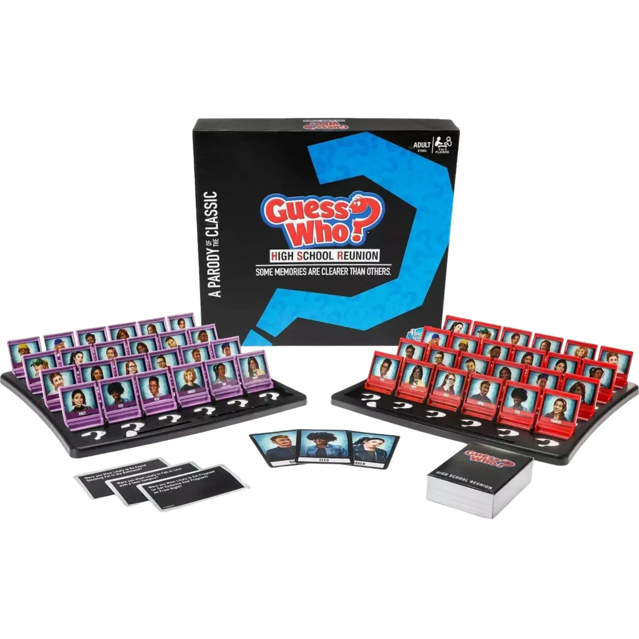 Guess Who?: High School Reunion - Party Humor Board Game for Adults (2 Players, Ages 18+) - Hasbro - Image 2