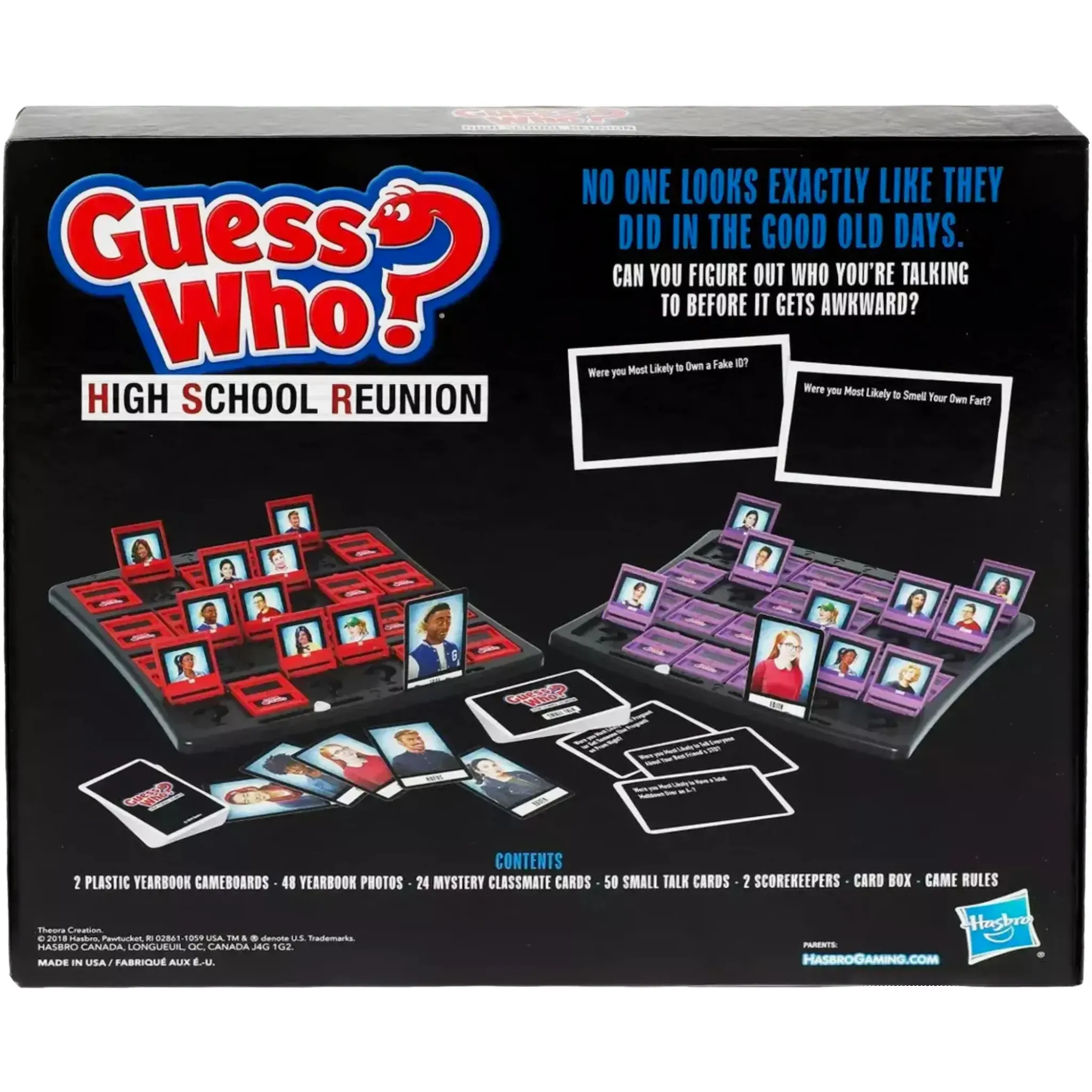 Guess Who?: High School Reunion - Party Humor Board Game for Adults (2 Players, Ages 18+) - Hasbro - Image 3