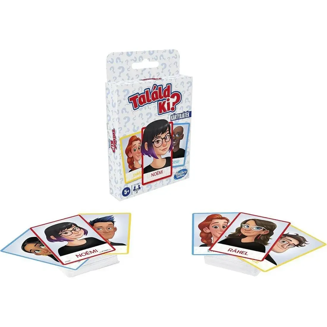 Guess Who? - Social Deduction Abstract Card Game for Family, Adults, and Children (2 Players, Ages 5+) - Hasbro Gaming - Image 2