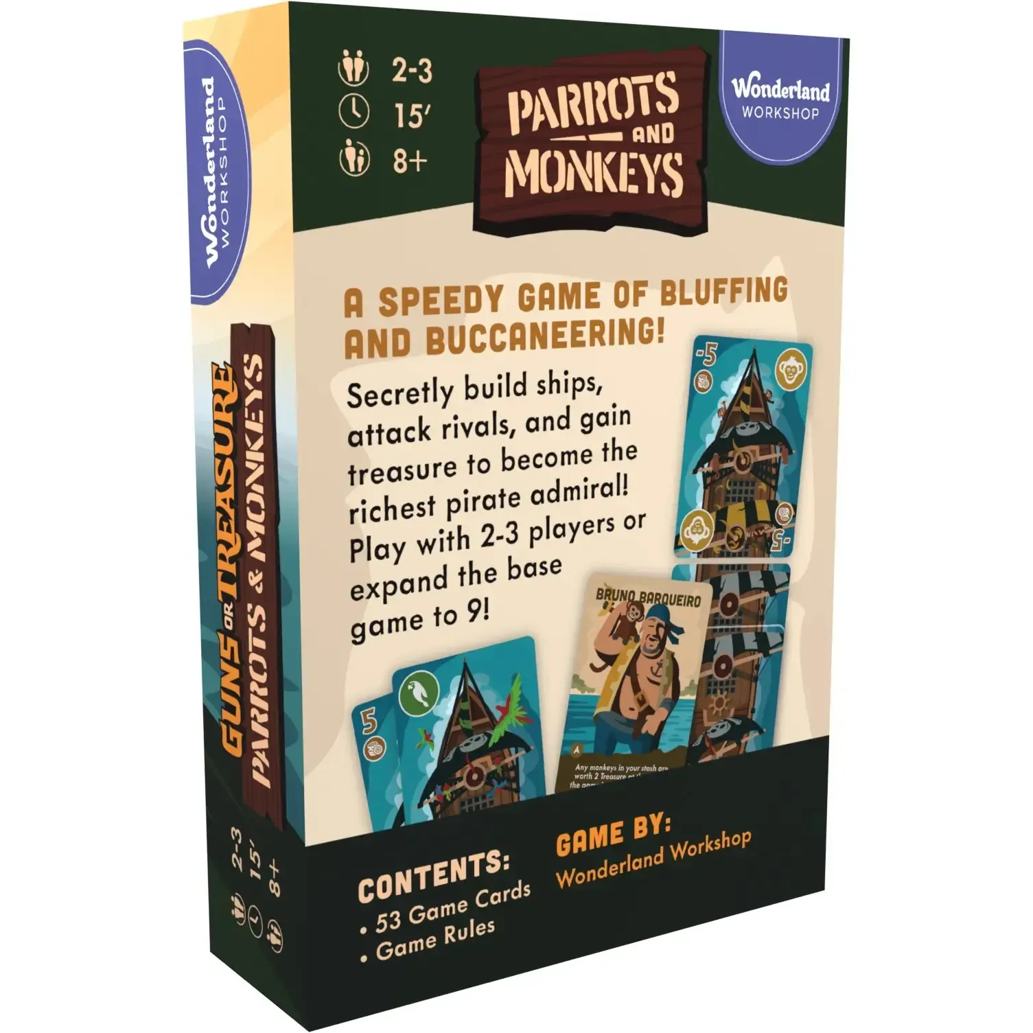 Guns or Treasure: Parrots and Monkeys - Card Game Expansion - Image 11