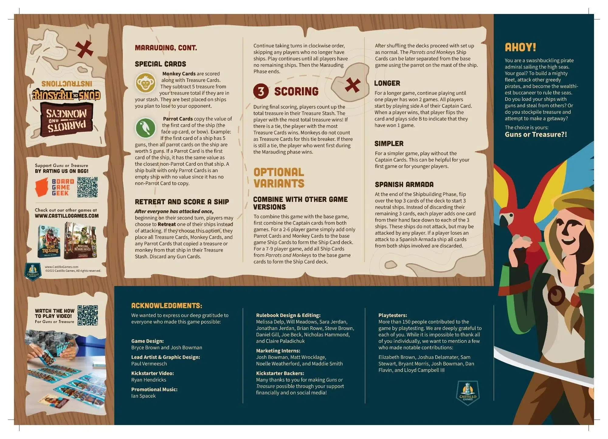 Guns or Treasure: Parrots and Monkeys - Card Game Expansion - Image 13