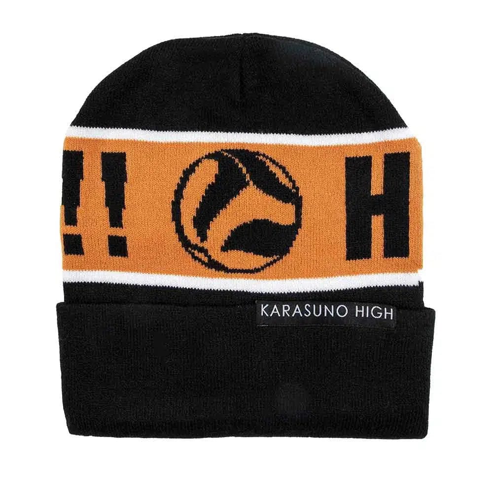 Haikyu!! - Karasuno High Letterman Cuff Beanie Hat - Bioworld - Image 2