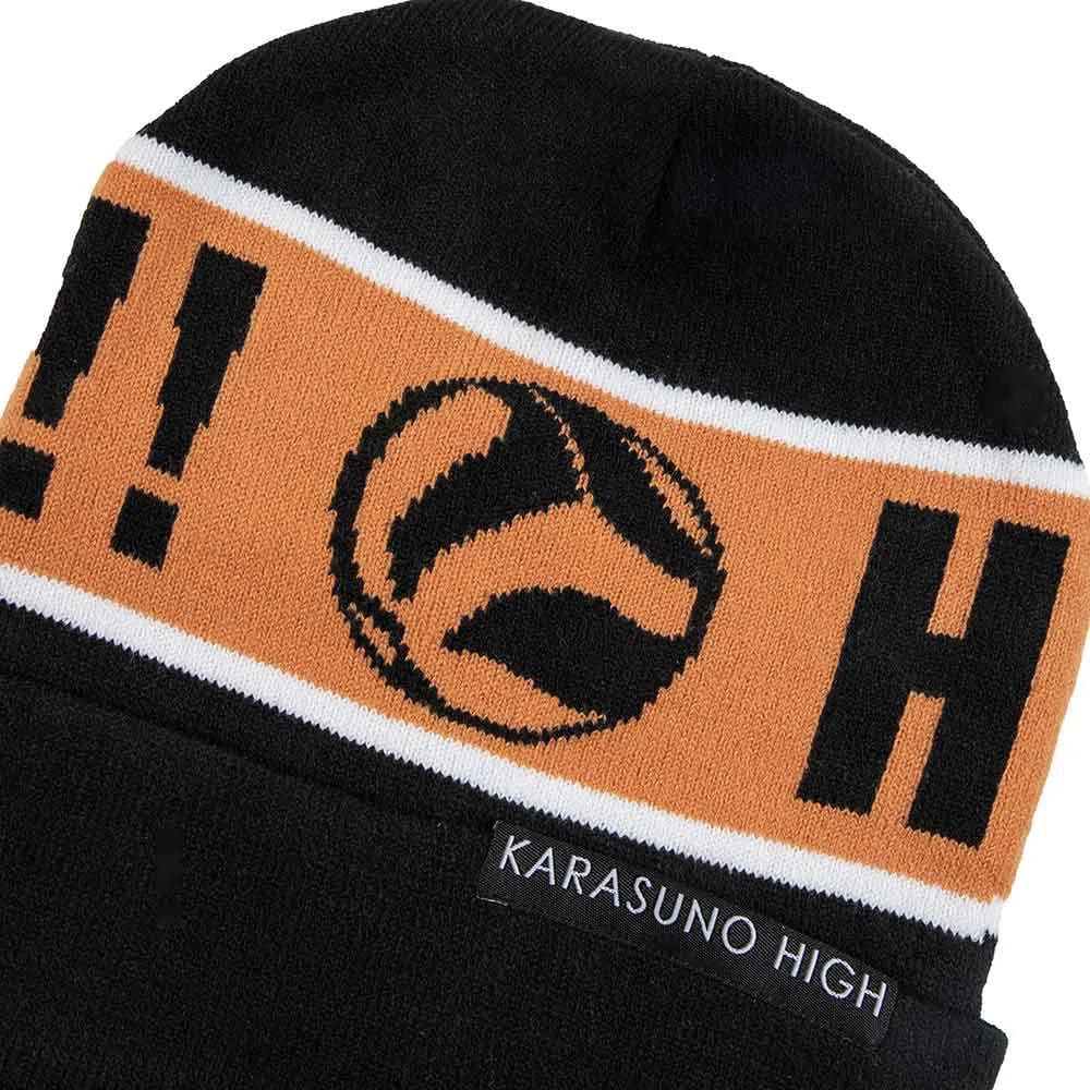 Haikyu!! - Karasuno High Letterman Cuff Beanie Hat - Bioworld - Image 3