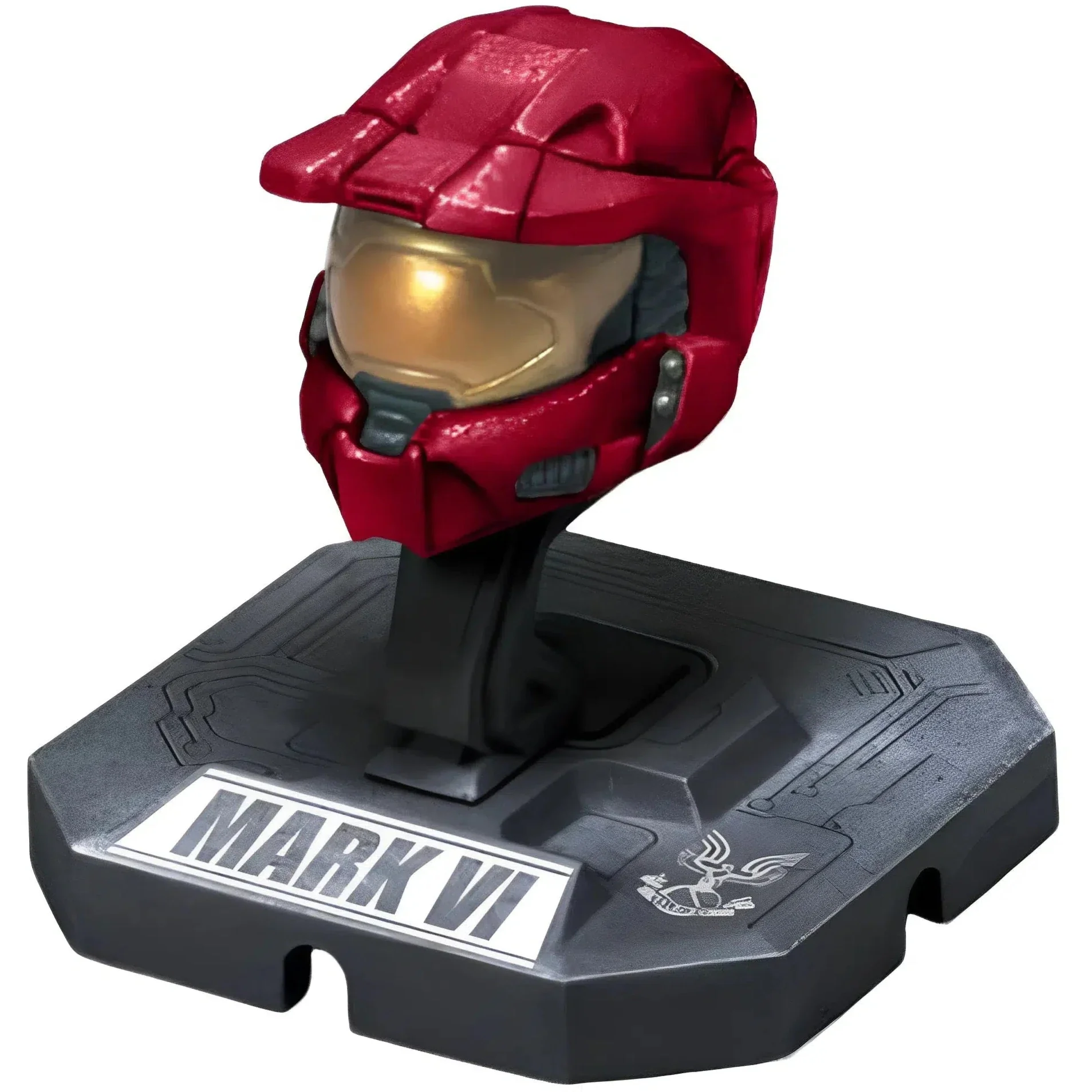 Halo 3 - Spartan Soldier Mounted Helmet Figures 3-Pack (Set 1) - McFarlane Toys - EOD, Mark VI, CQB Helmets, Wave 1 Series - Image 2