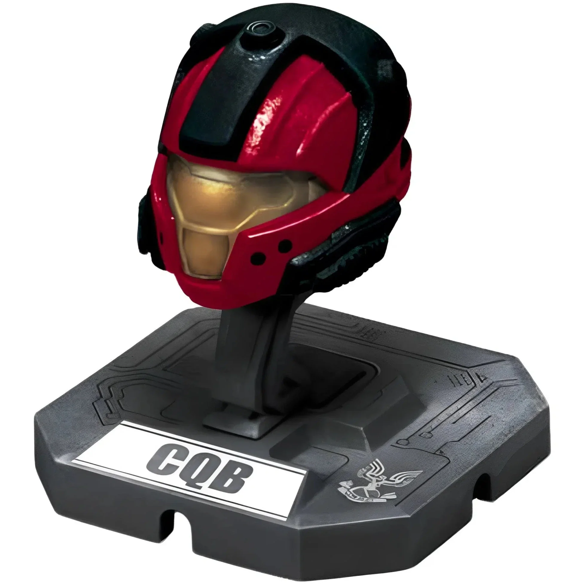 Halo 3 - Spartan Soldier Mounted Helmet Figures 3-Pack (Set 1) - McFarlane Toys - EOD, Mark VI, CQB Helmets, Wave 1 Series - Image 4