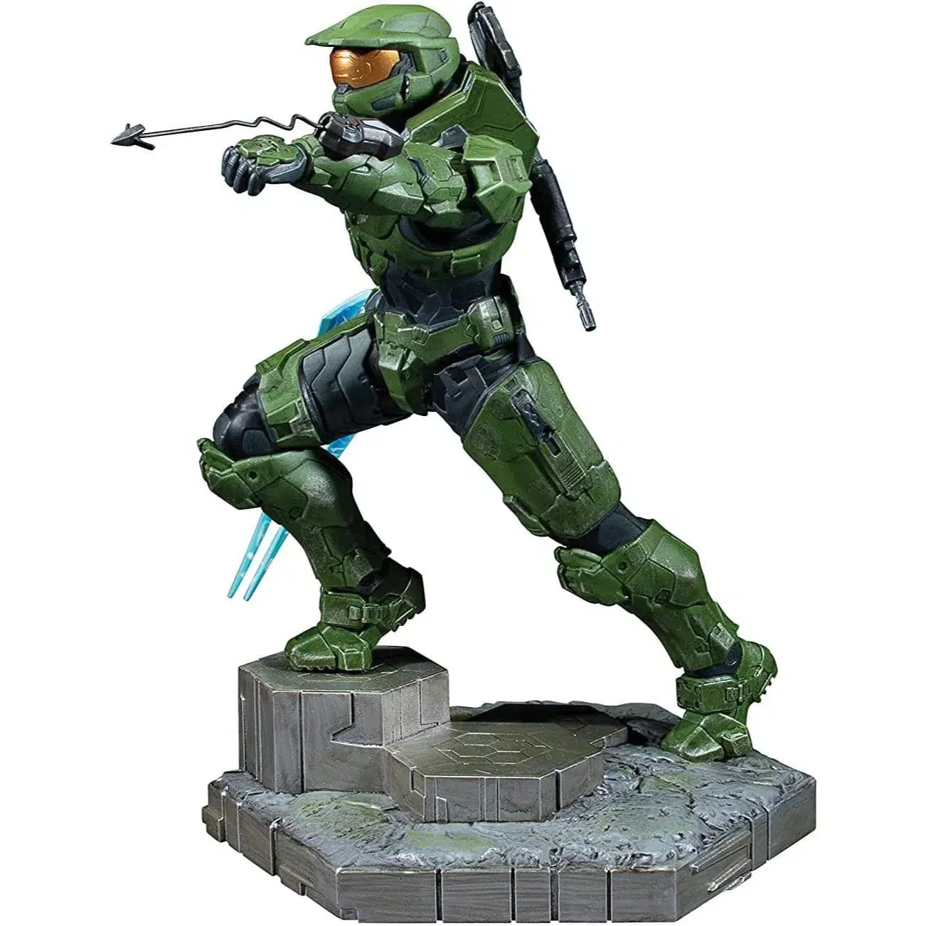 Halo: Infinite - Master Chief with Grappleshot Statue Figure (10") - Dark Horse - Image 3