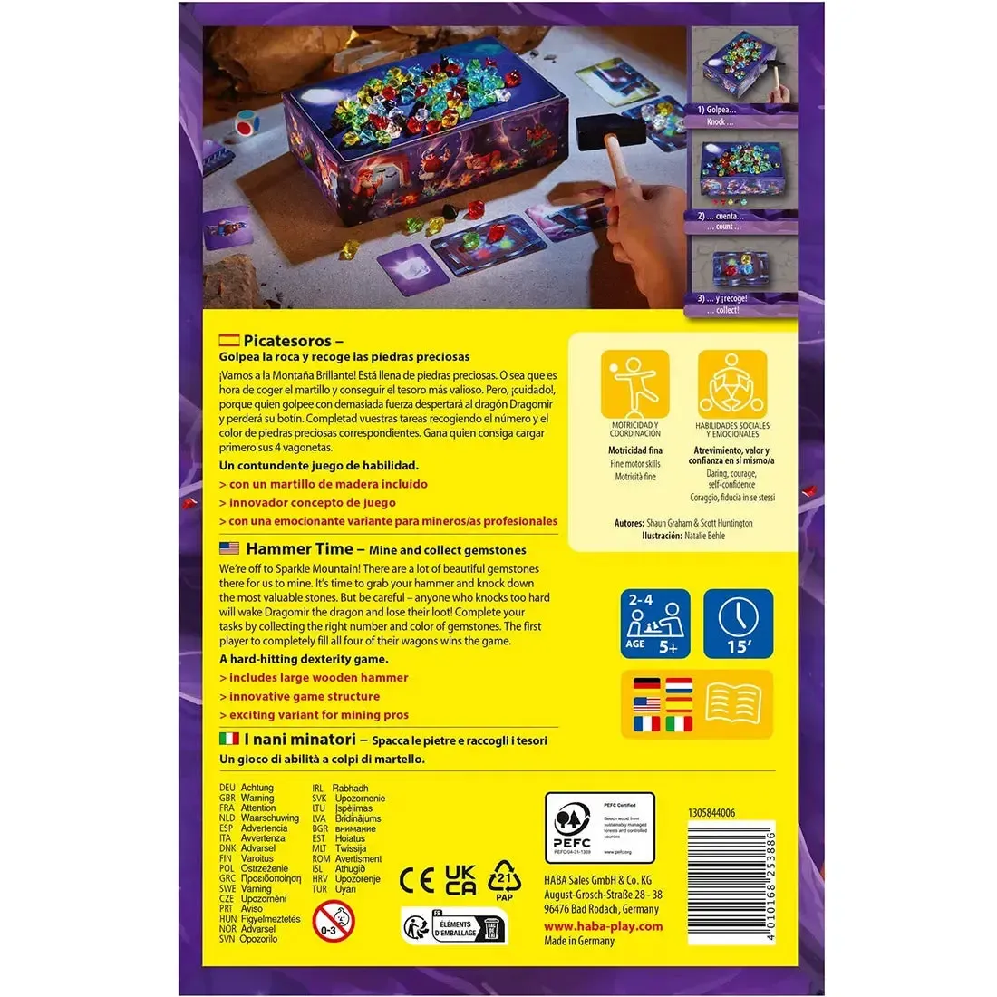 Hammer Time - Dexterity Fantasy Board Game for Adults, Family, and Children (2-4 Players, Ages 5+) - HABA - Image 3