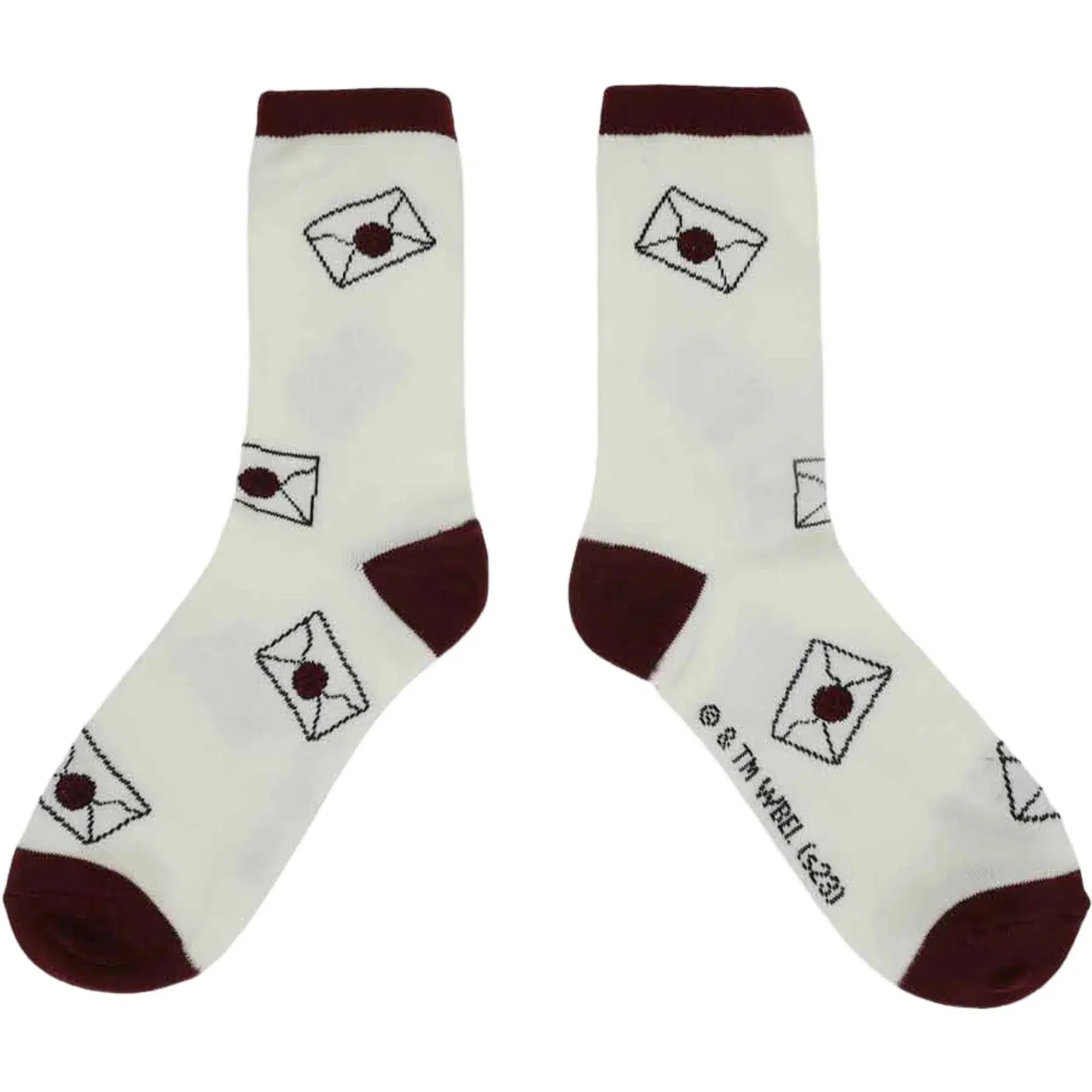 Harry Potter - 3D Plush Hedwig & Hogwarts Acceptance Letter Crew Socks - Bioworld - Image 4