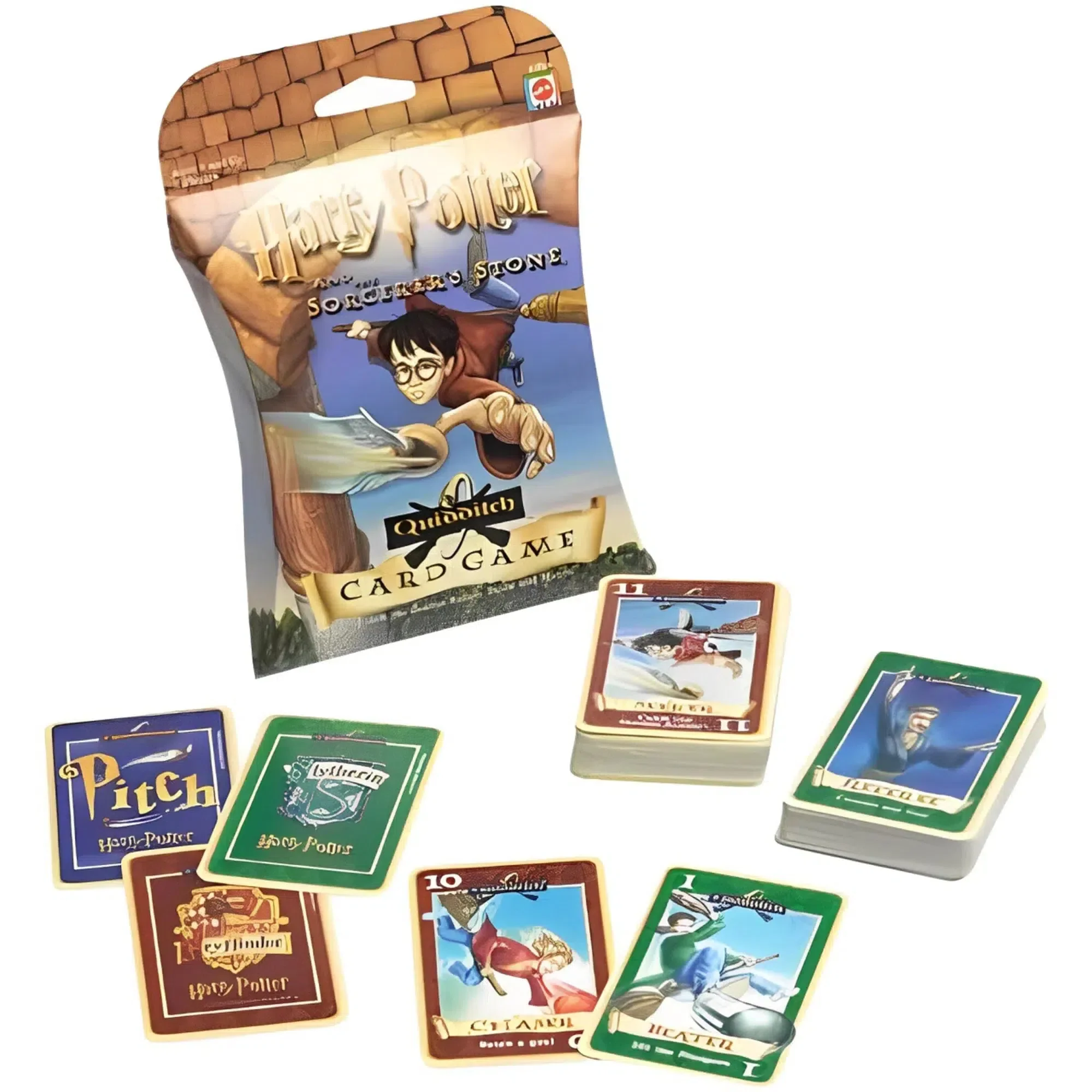 Harry Potter and the Sorcerer's Stone Quidditch - Competitive Fantasy Card Game for Family, Adults, and Children (2-4 Players, Ages 7+) - Mattel - Image 2
