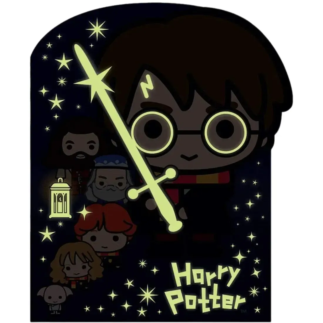 Harry Potter - Chibi Characters Mini Jigsaw Puzzle (28 Pieces, Glow in the Dark) - Paper House Products - Playhouse Series - Image 4
