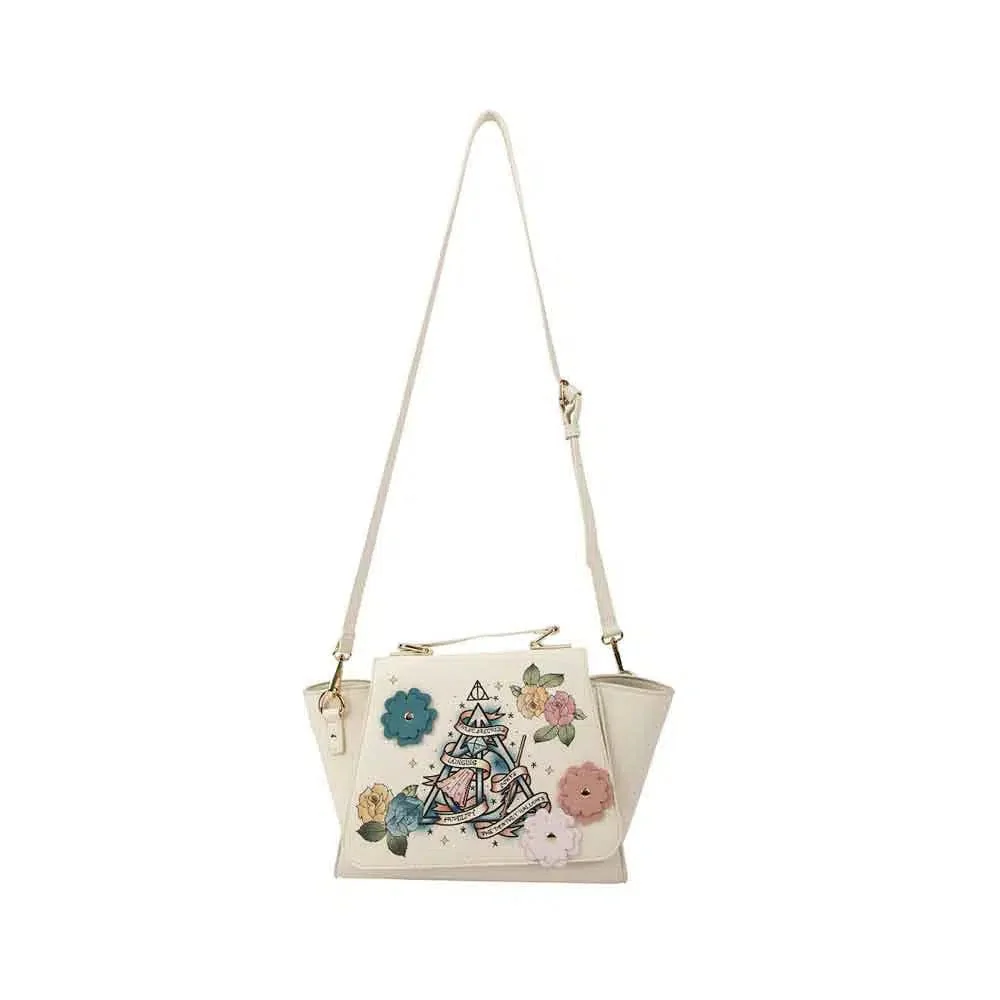 Harry Potter - Deathly Hallows 3D Floral Handbag - Bioworld - Image 6