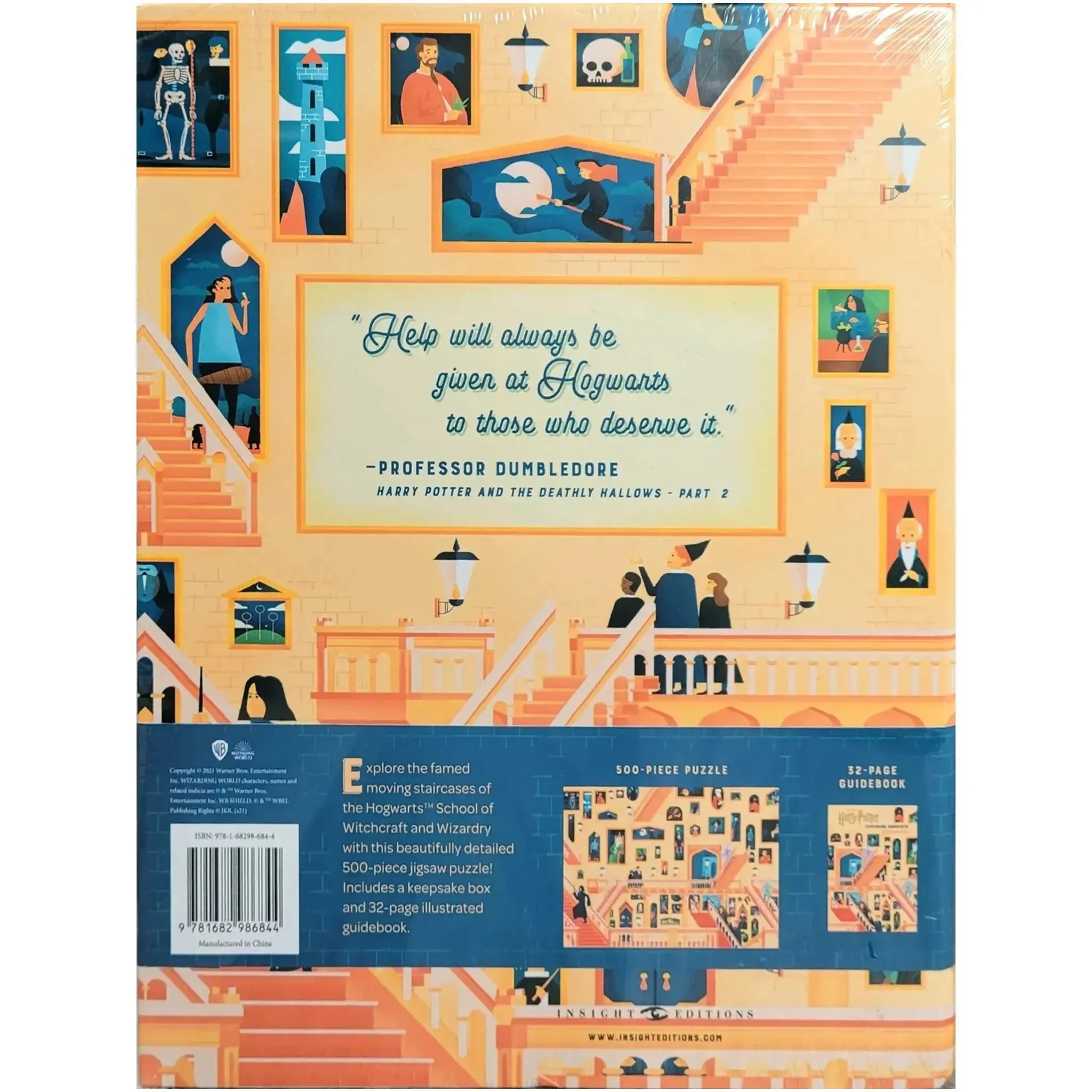 Harry Potter - Exploring Hogwarts Book & Jigsaw Puzzle Set (500-Piece) - Insights Editions - Wizarding World Series - (2023) - Image 3