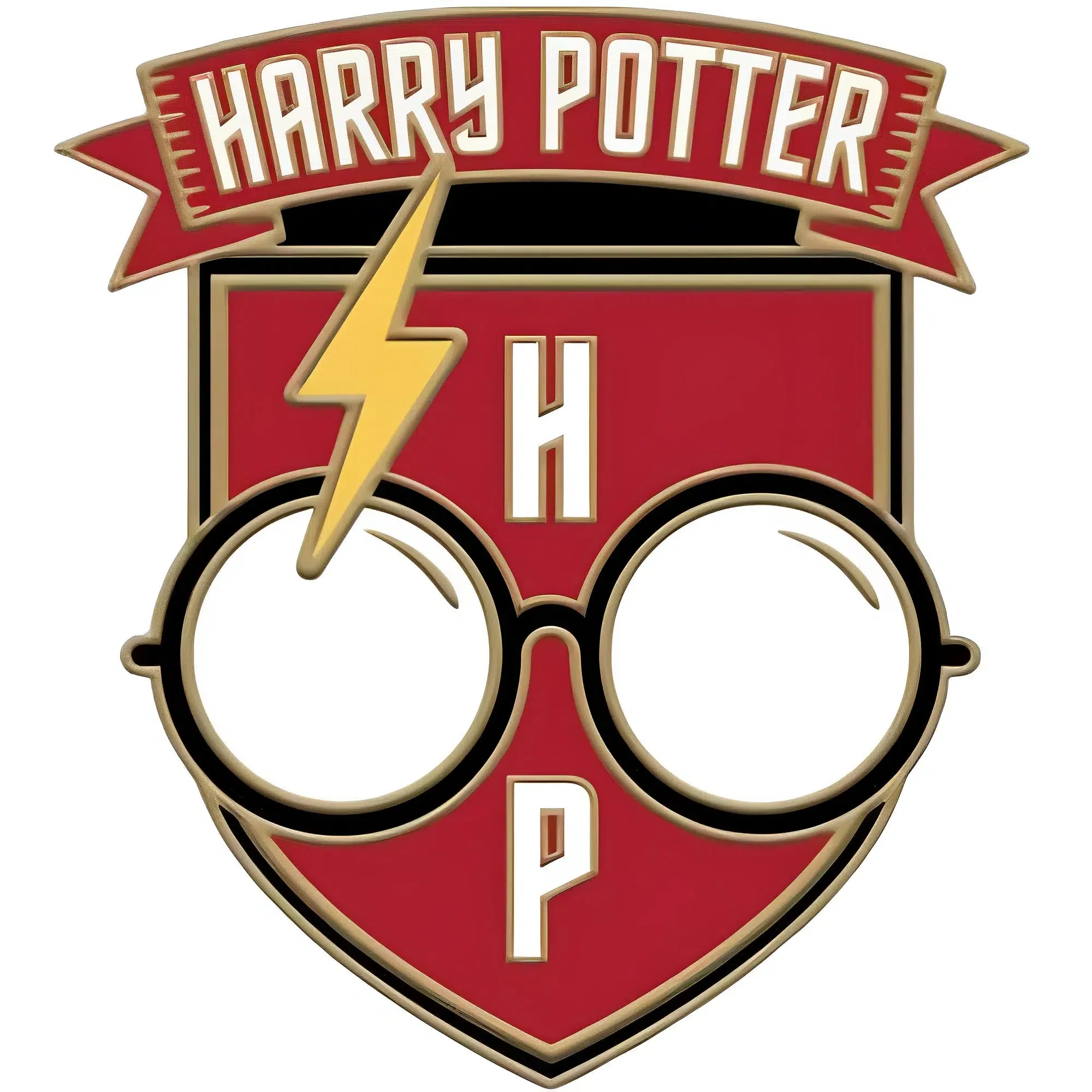 Harry Potter - Glasses and Scar Pin Badge (Enamel) - Paperhouse Productions - Image 2