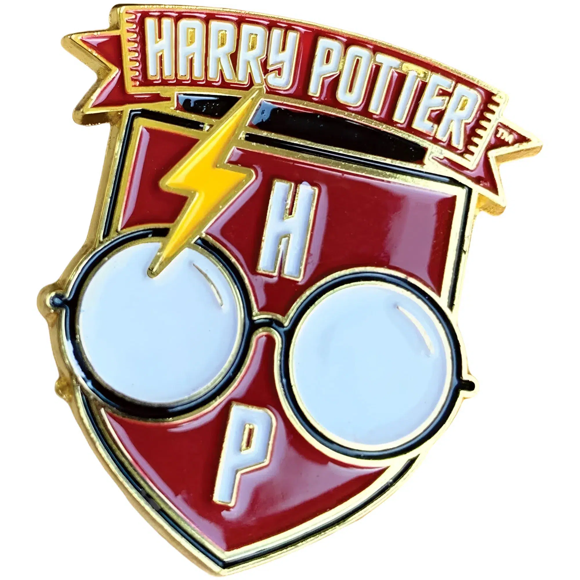 Harry Potter - Glasses and Scar Pin Badge (Enamel) - Paperhouse Productions - Image 3