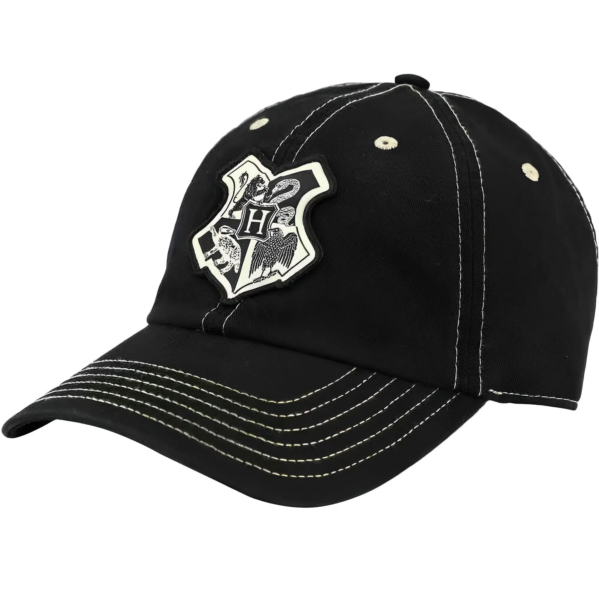 Harry Potter - Hogwarts Crest Patch Hat (Embroidered) - Bioworld - Image 3