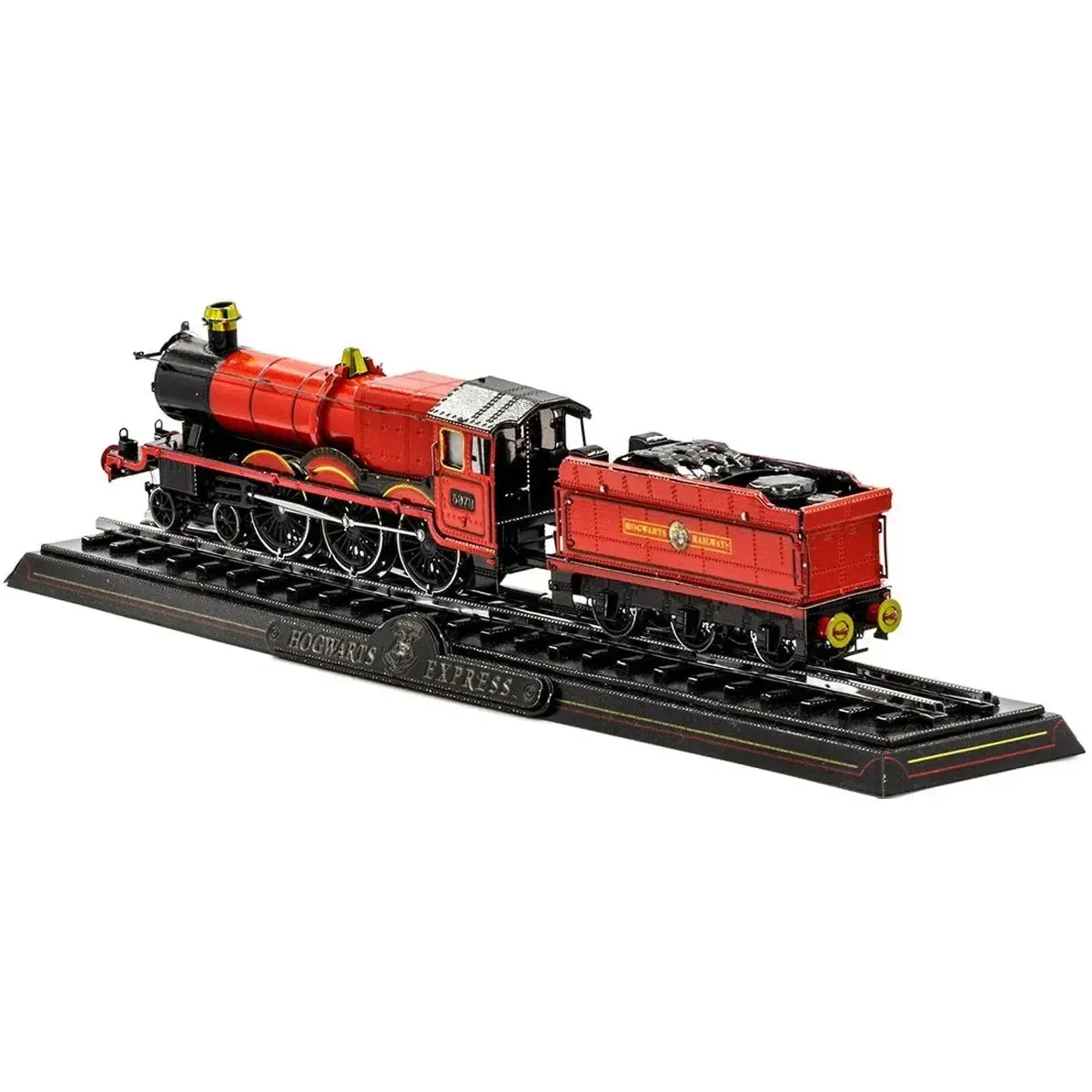 Harry Potter - Hogwarts Express with Track Figure Model Kit (Steel, Challenging Difficulty) - Fascinations - Metal Earth Premium Series - Image 6