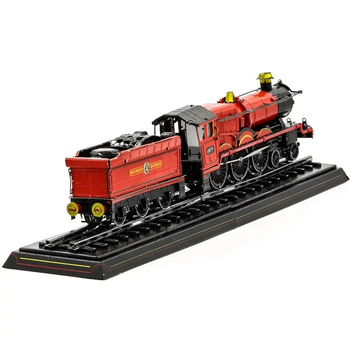 Harry Potter - Hogwarts Express with Track Figure Model Kit (Steel, Challenging Difficulty) - Fascinations - Metal Earth Premium Series - Image 7