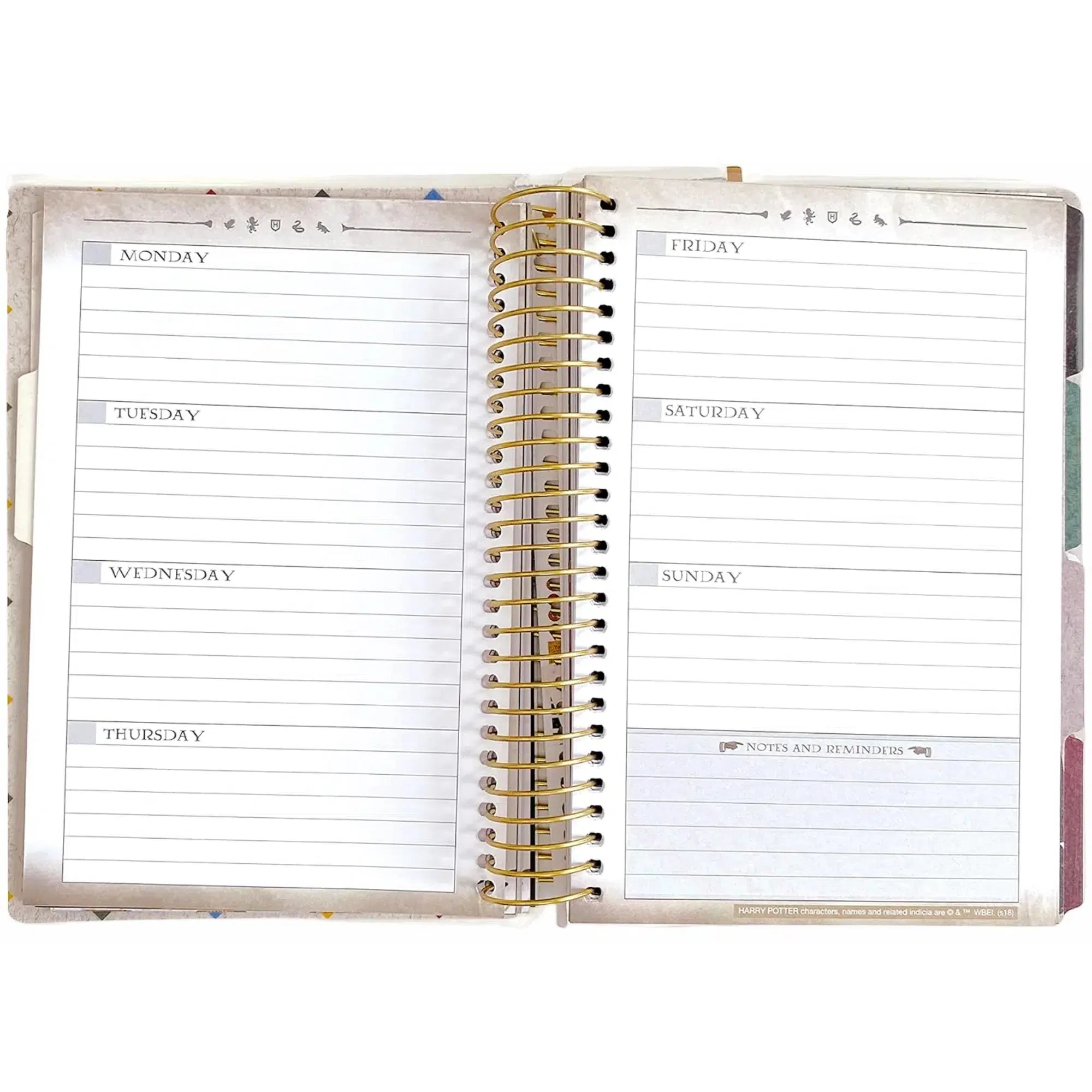 Harry Potter - Hogwarts Founder Crest 12 Month Planner (Undated)- Paperhouse Productions - Image 5