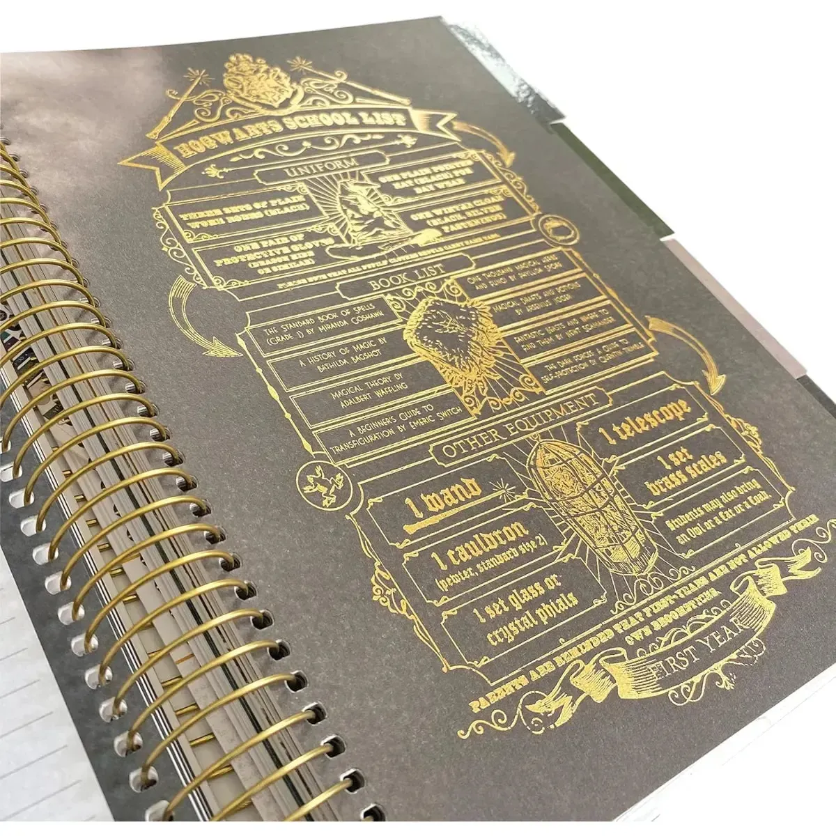 Harry Potter - Marauder's Map Spiral Bound 12-Month Planner (9.5", Undated) - Paper House Products - Image 9