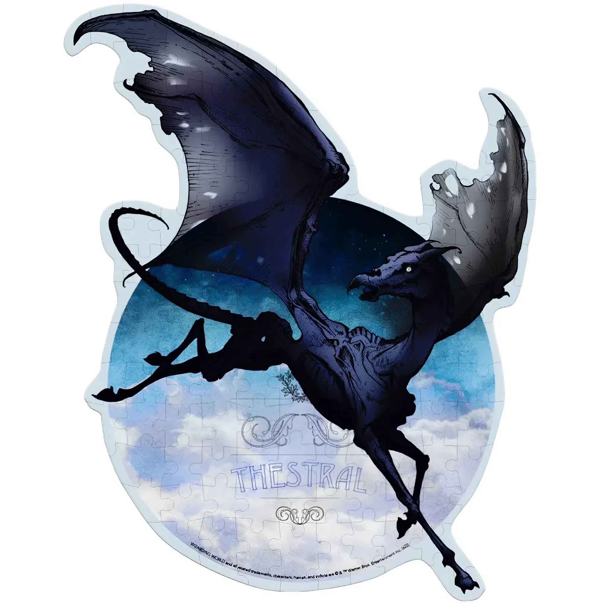 Harry Potter - Mythical Creature Mini Jigsaw Set (120 Pieces Each) - Paper House Productions - Thestral, Hungarian Horntail, Hippogriff, Fawkes - Image 4