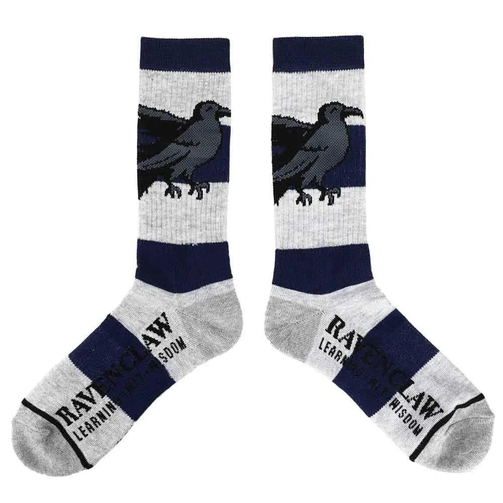 Harry Potter - Ravenclaw Rugby Stripe Crew Socks - Bioworld - Image 2