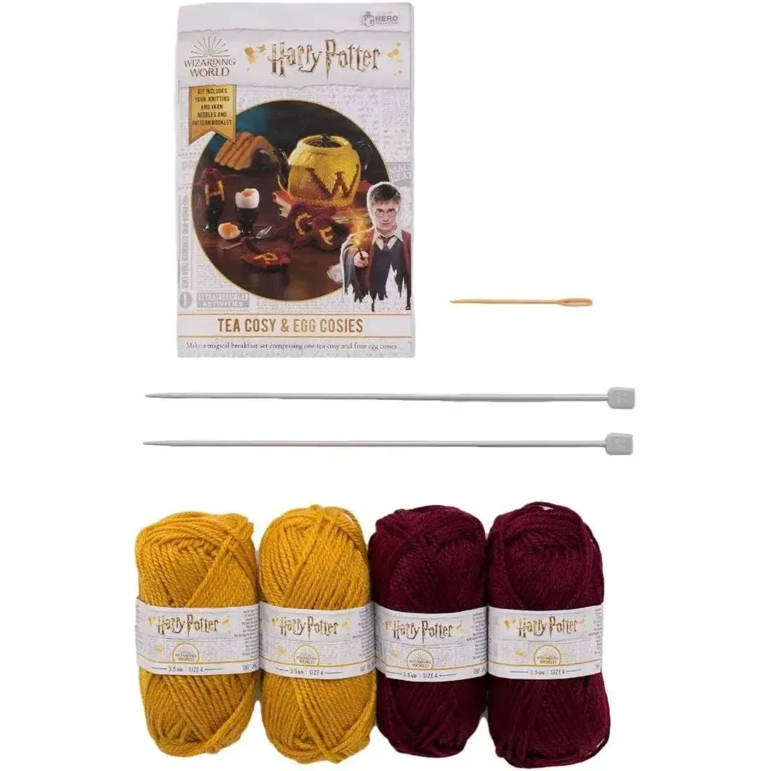 Harry Potter - Tea Cosy & Egg Cosy Knitting Kit (Intermediate Difficulty) - Eaglemoss - Hero Collector Series - Image 2