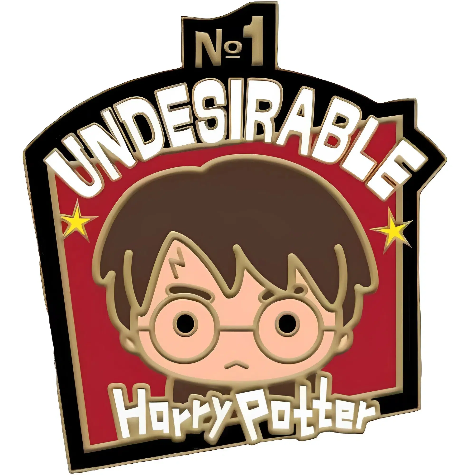 Harry Potter - Undesirable Harry Potter Chibi Pin Badge (Enamel) - Paperhouse Productions - Image 2