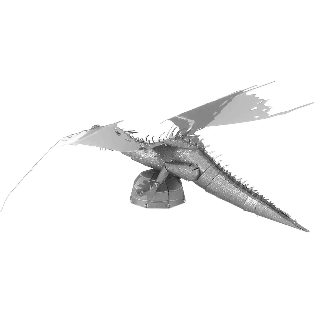 Harry Potter - Unpainted Gringott's Dragon Figure Model Kit (Steel, Challenging Difficulty) - Fascinations - Metal Earth Series - Image 6