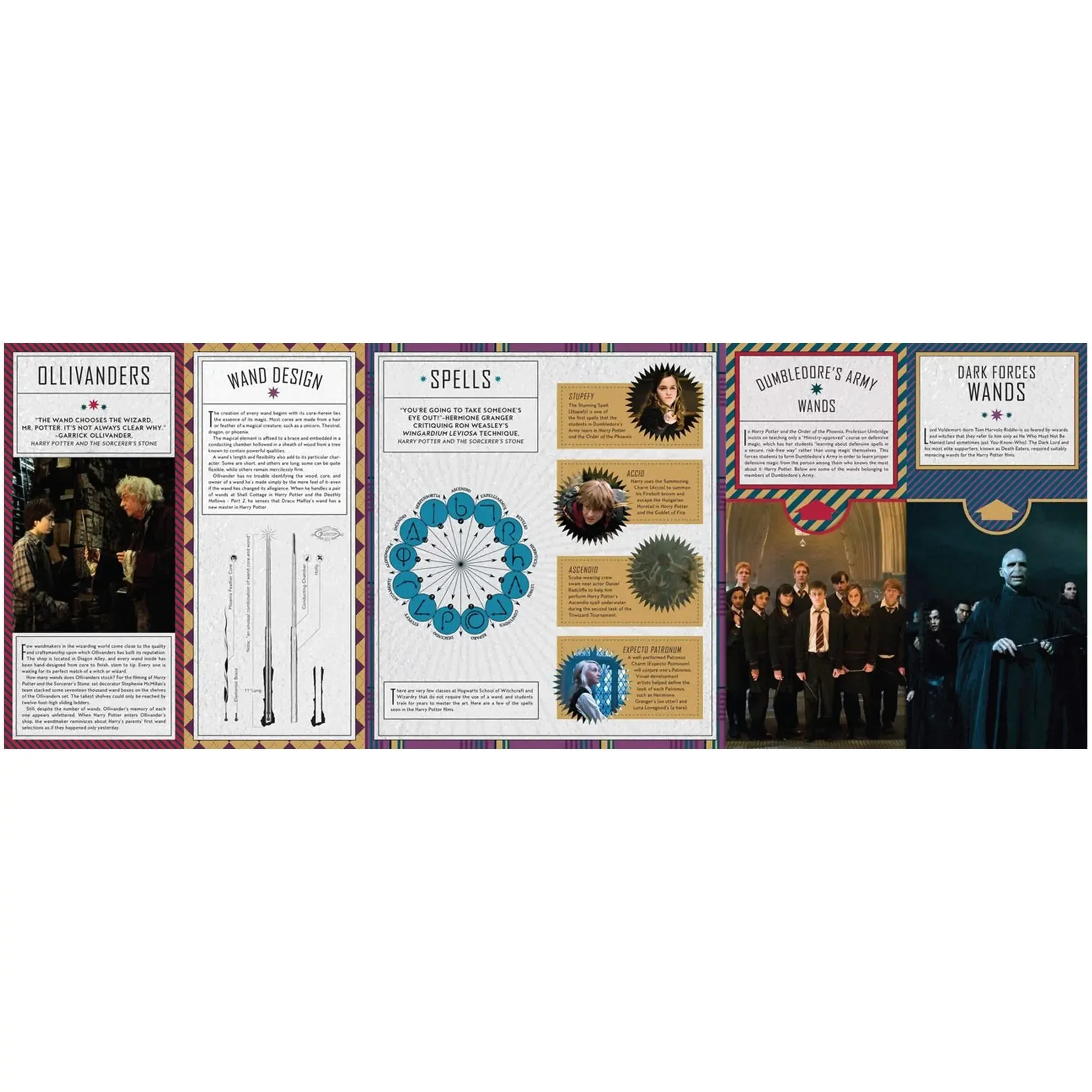 Harry Potter: Wand Magic: Artifacts from the Wizarding World Hardcover Book & Collectibles Set (Bookmark, Patch, Pencil, Stickers) - Insight Editions - (2021) - Image 5