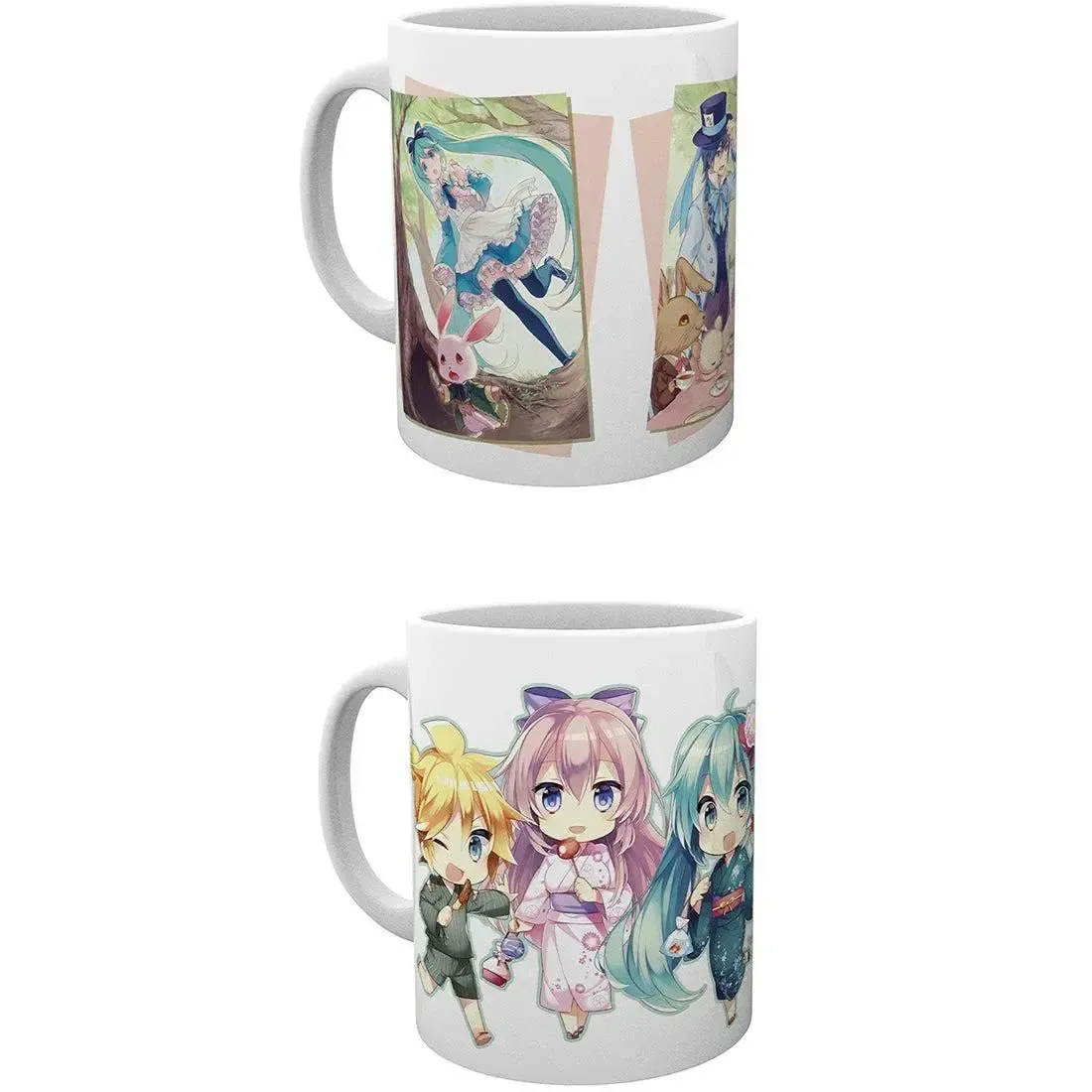 Hatsune Miku - Chibi Characters as Geishas Mug (Ceramic, 11 oz.) - ABYstyle - Image 3