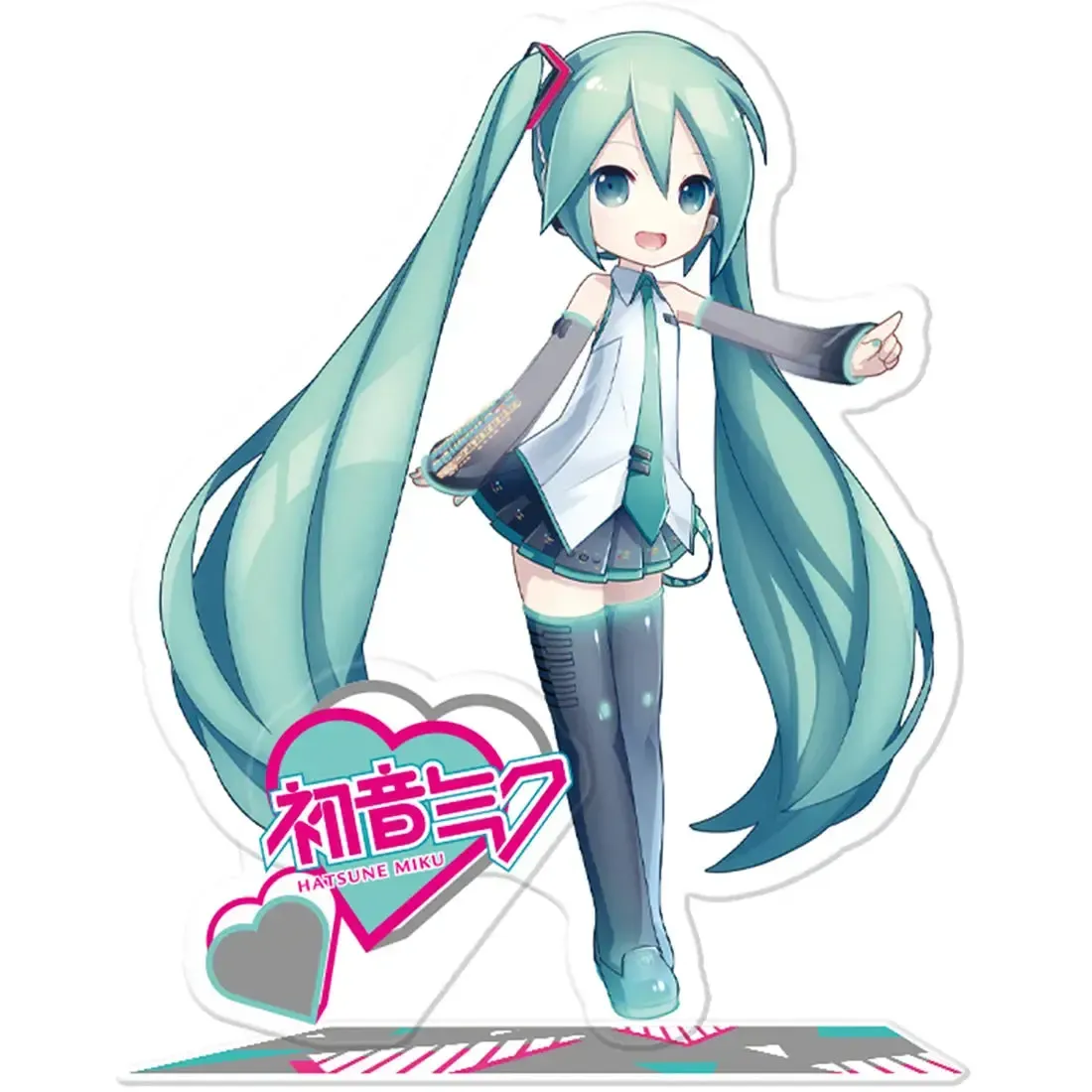 Hatsune Miku - Chibi Hatsune Miku Standee Figure (4" Acrylic) - ABYstyle - Acryl Series - Image 2